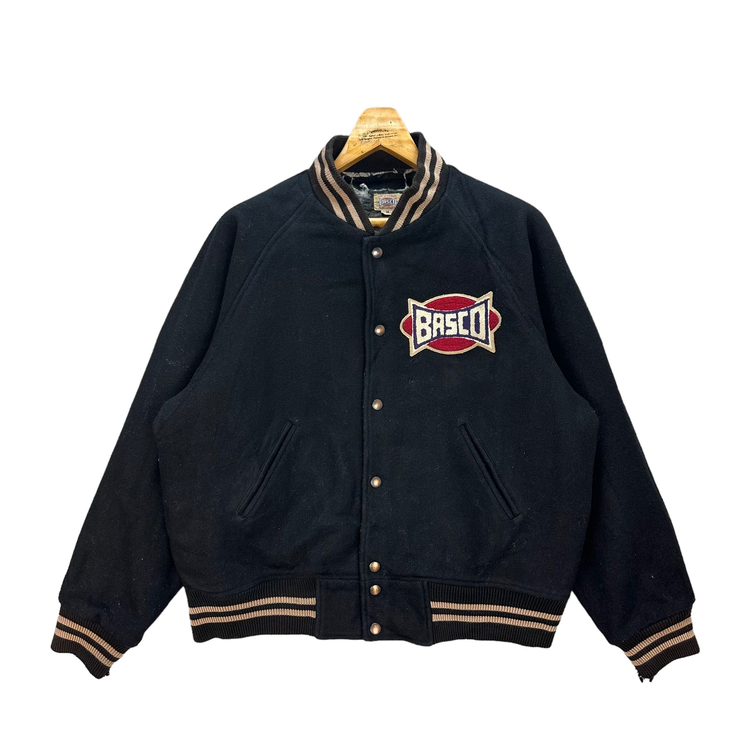 Basco TRASHED🔥 BASCO AMERICAN WOOL VARSITY JACKET #8277-221 Size US M / EU 48-50 / 2 - 1 Thumbnail