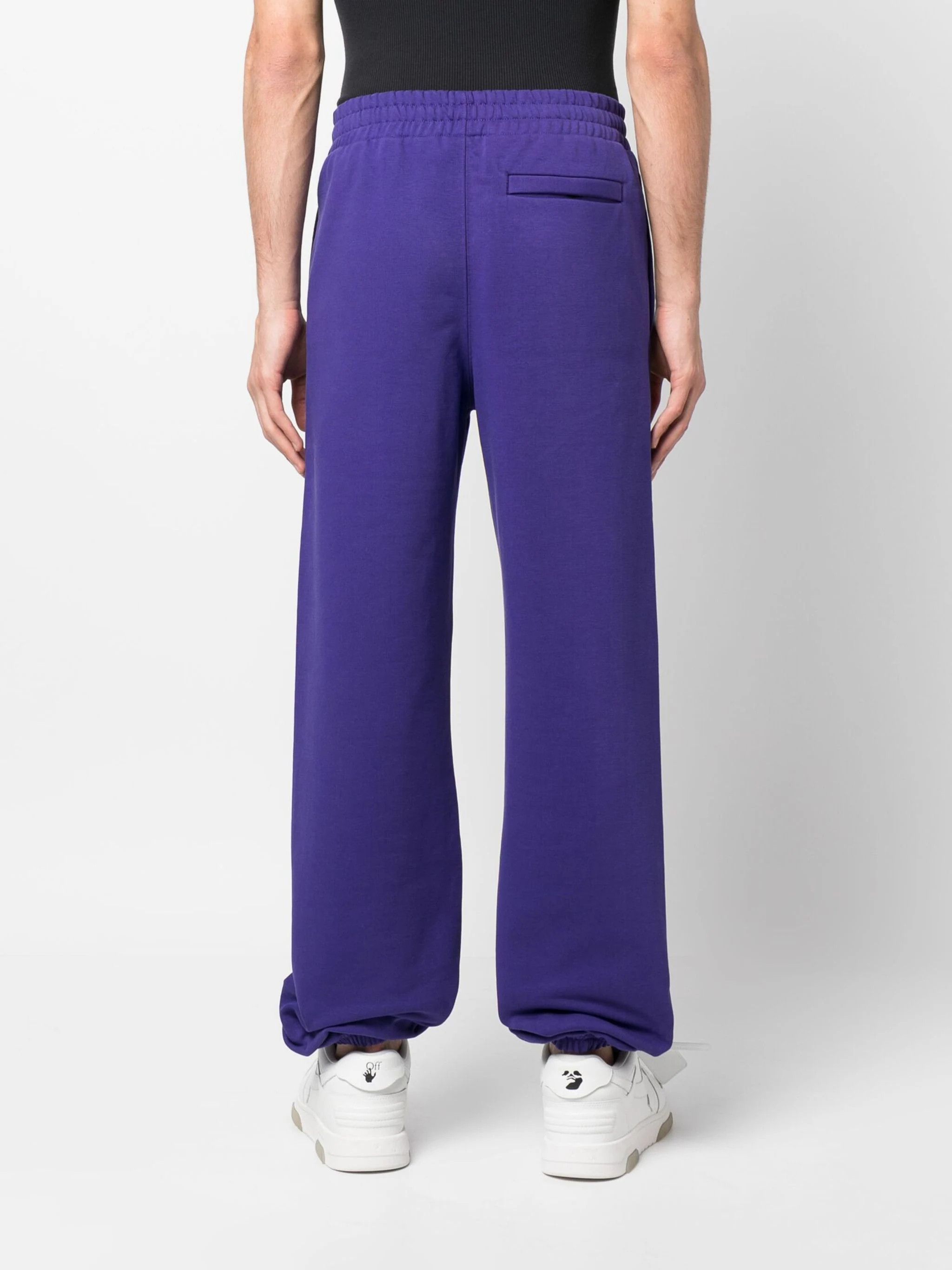 Off-White o1in1s1024 Q:1 / Varsity Patch Sweatpants & Joggers Purple Size US 38 / EU 54 - 4 Thumbnail