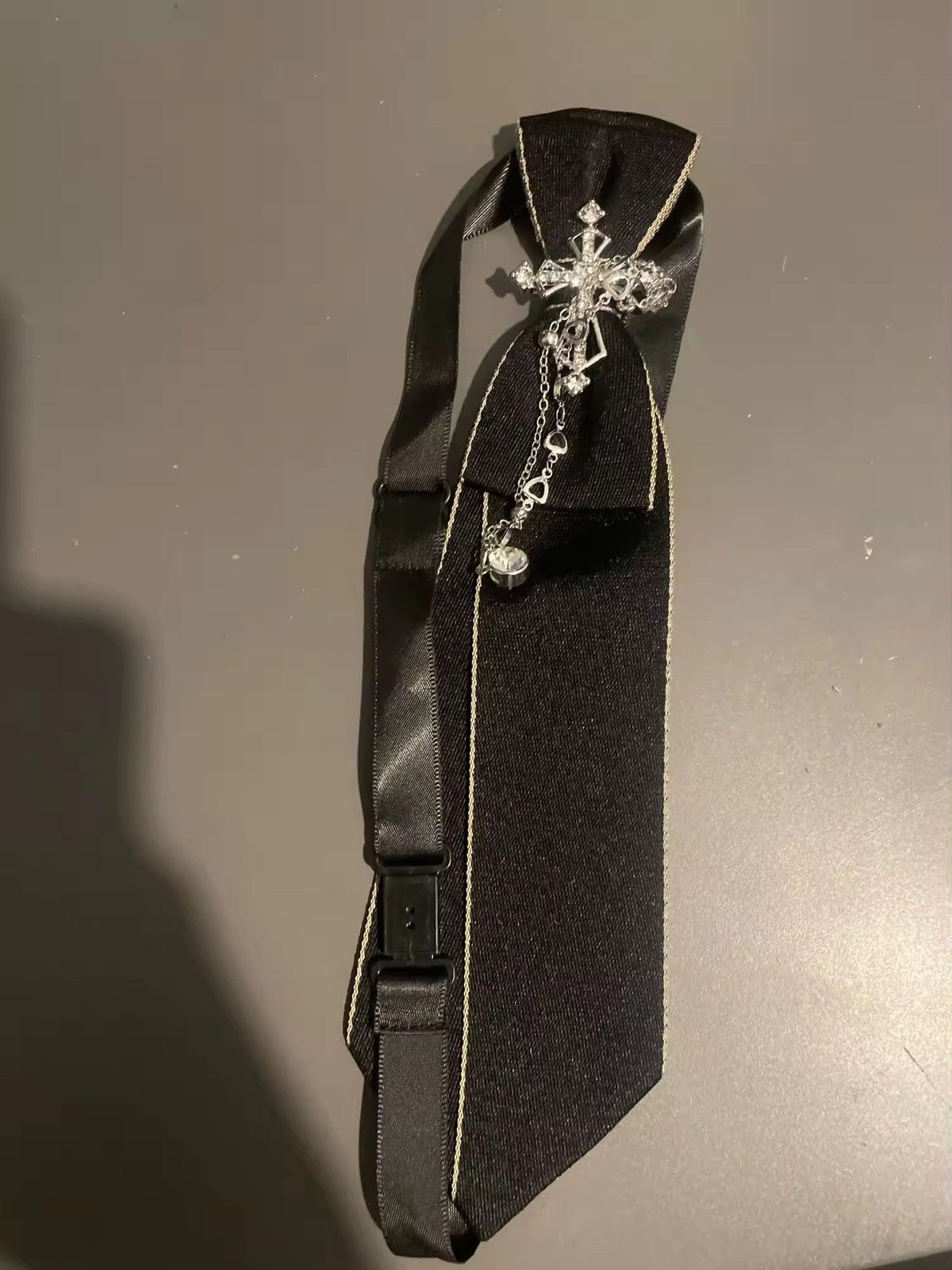 Japanese Brand × Leather Y2k tie aesthetic Size ONE SIZE - 1 Thumbnail