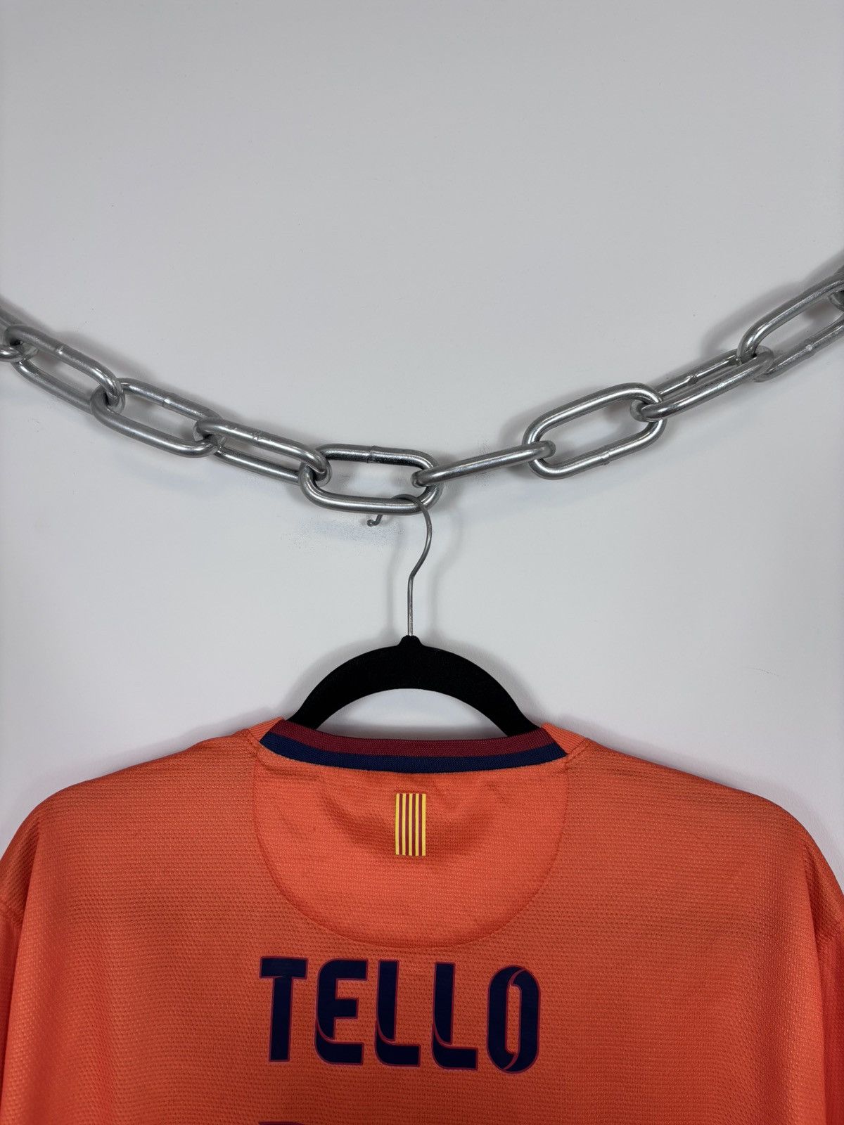 Nike Nike Barcelona 2012/2013 Away Tello #37 Soccer Jersey Shirt Size US L / EU 52-54 / 3 - 4 Thumbnail