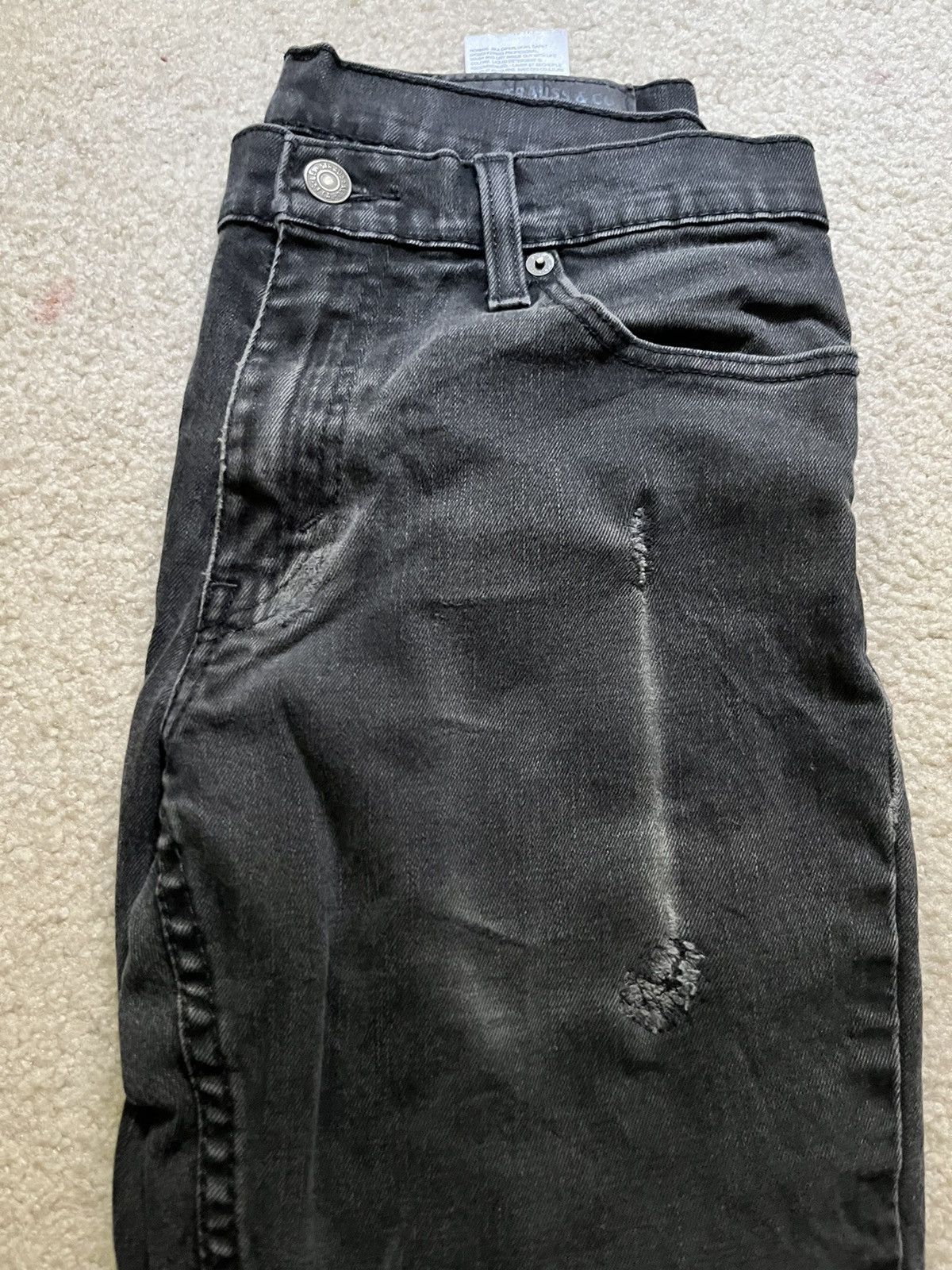 Levi's Vintage Clothing Levi’s black straight leg denim Size US 30 / EU 46 - 6 Thumbnail