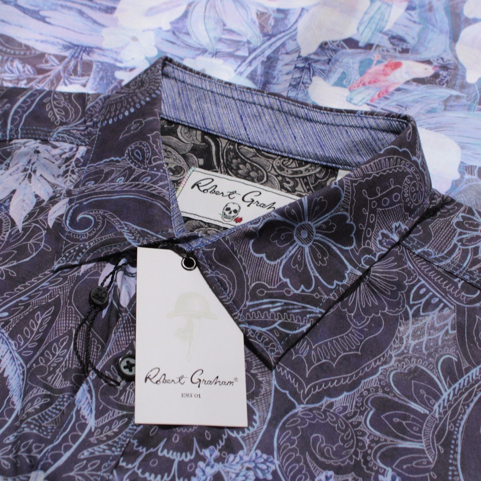 Robert Graham Robert Graham New with tags Shirt Size XL US In Purple Size US XL / EU 56 / 4 - 1 Thumbnail