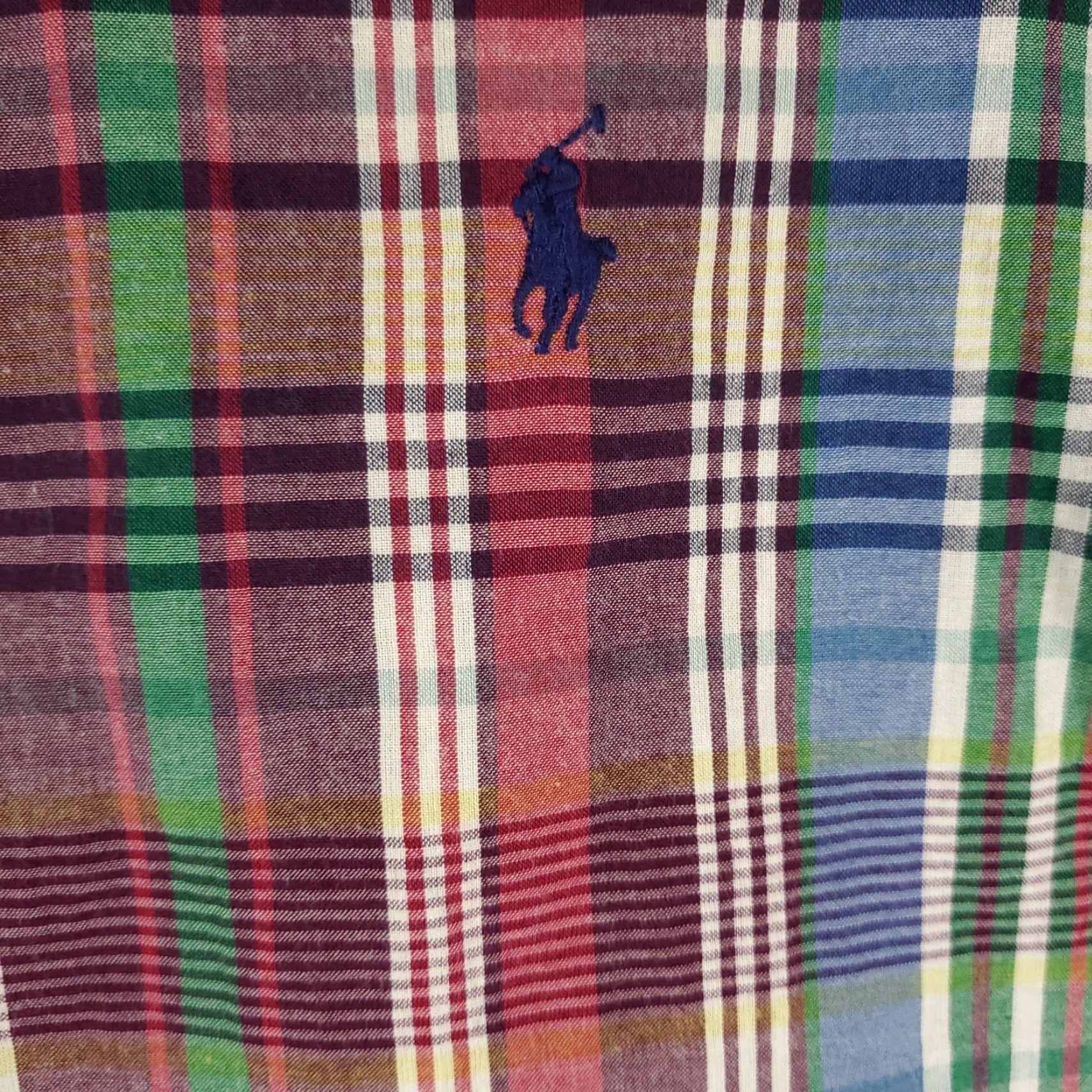 Ralph Lauren Ralph Lauren Shirt Mens Small Red Plaid Pony Casual Button Up Short Sleeve Size US S / EU 44-46 / 1 - 2 Thumbnail