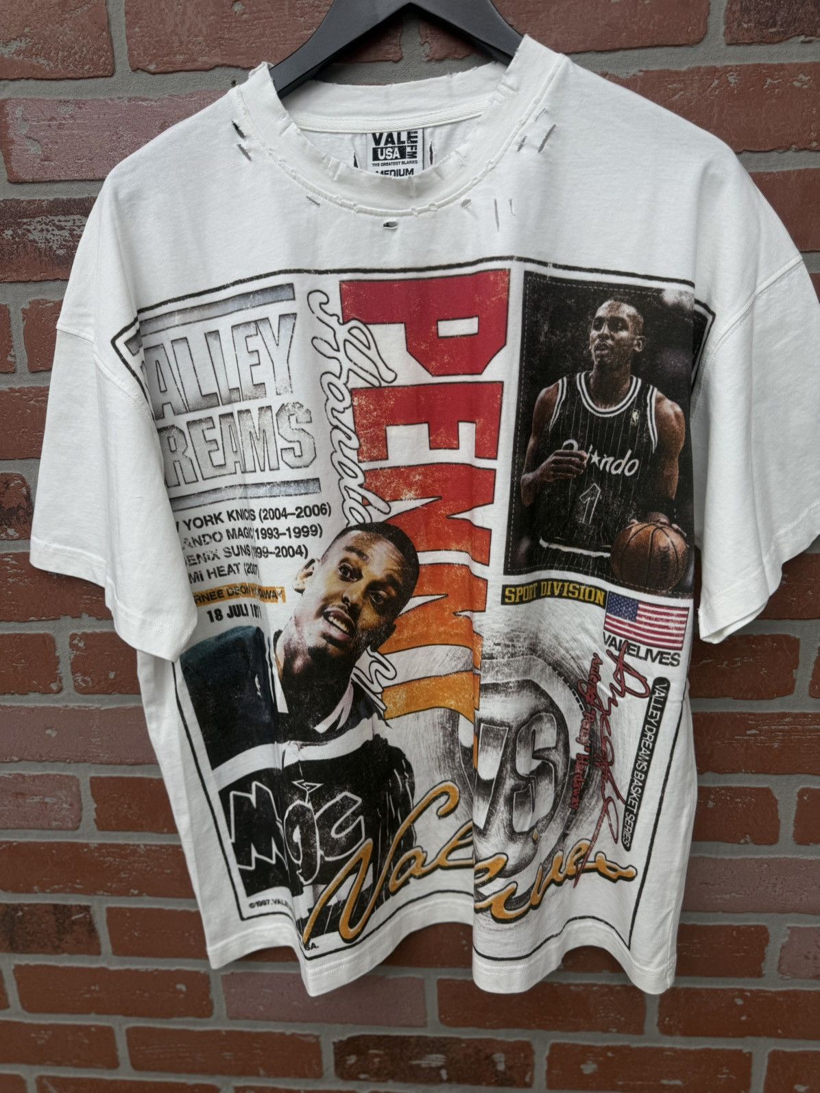 Vale Valley White Summer Tee Men’s Size M (NEW) Size US M / EU 48-50 / 2 - 5 Thumbnail