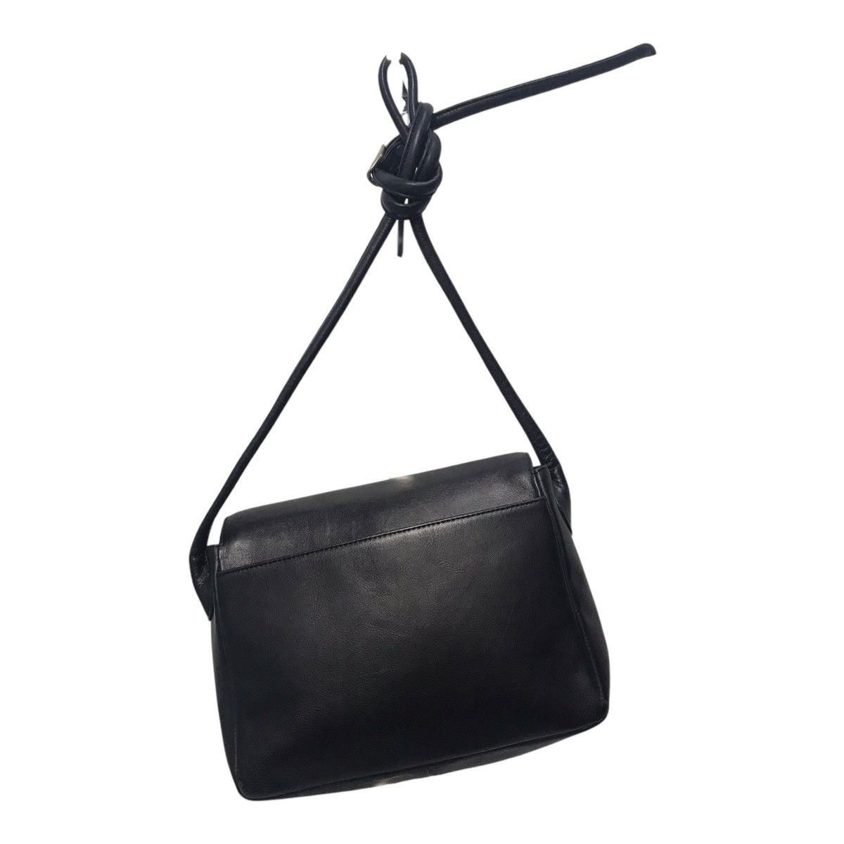 Issey Miyake × Japanese Brand × Vintage Issey Miyake Full Leather Sling Bag Size ONE SIZE - 6 Thumbnail