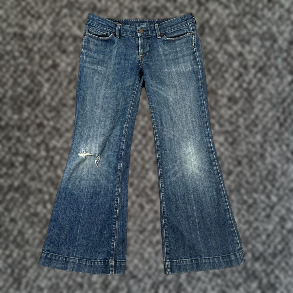 Citizens Of Humanity Citizens of Humanity Jeans Women 31 Faye Low Rise Flare Stretch Denim Blue 34" Waist Regular Inseam 28" Size 24" / US 00 / IT 34 - 1 Thumbnail