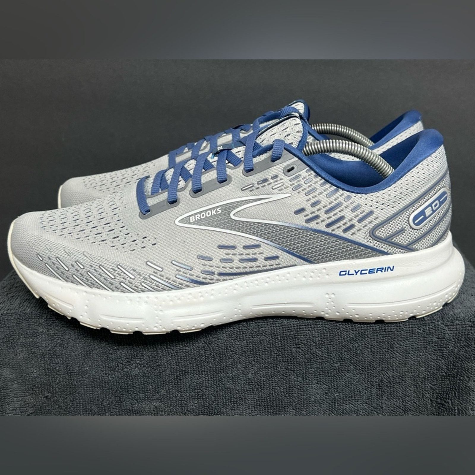 Brooks Brooks Glycerin GTS 20 Mens 13 D Shoe Gray Sneaker WORN ONCE Size US 13 / EU 46 - 1 Thumbnail