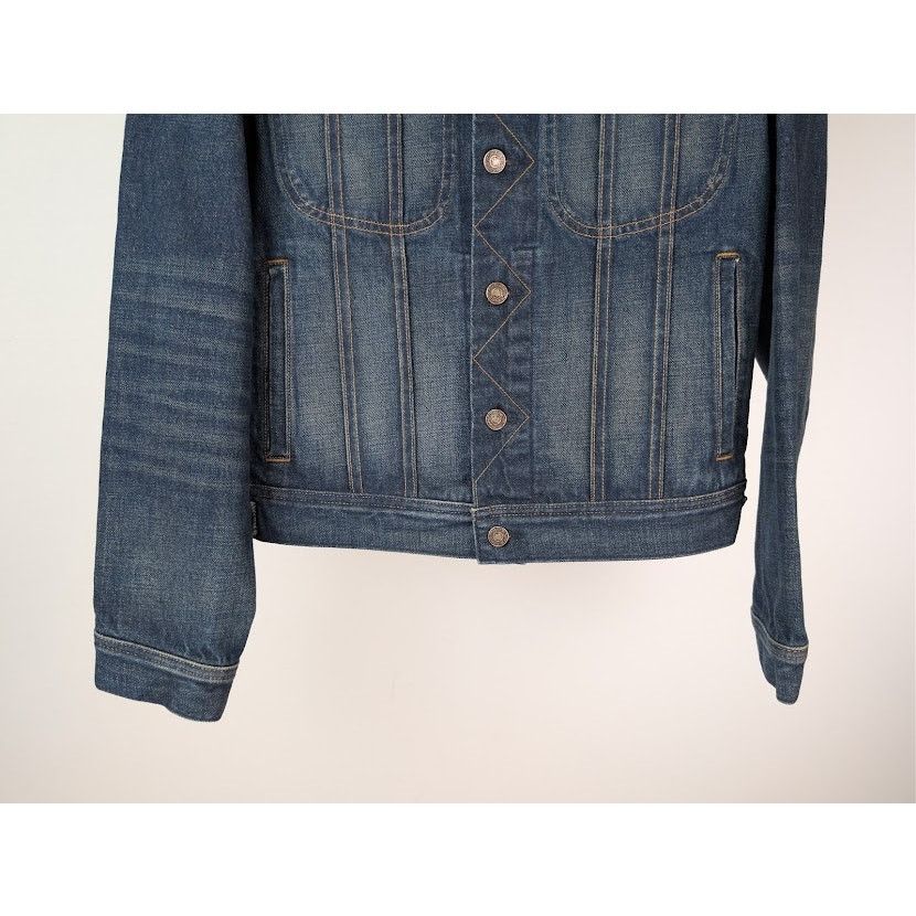 Tom Ford o1rshd1 Iconic Denim Jacket in Strong High / Low Blue Size US M / EU 48-50 / 2 - 4 Thumbnail