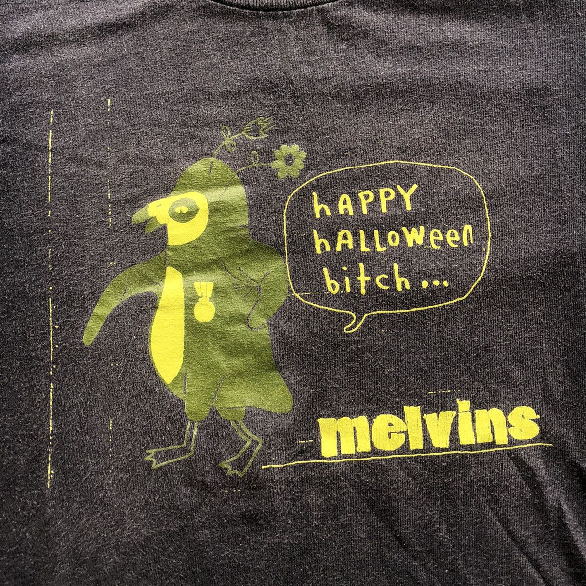 Band Tees × Vintage Vtg 00s Melvins Happy Halloween Bitch Band Tshirt Size US M / EU 48-50 / 2 - 4 Thumbnail