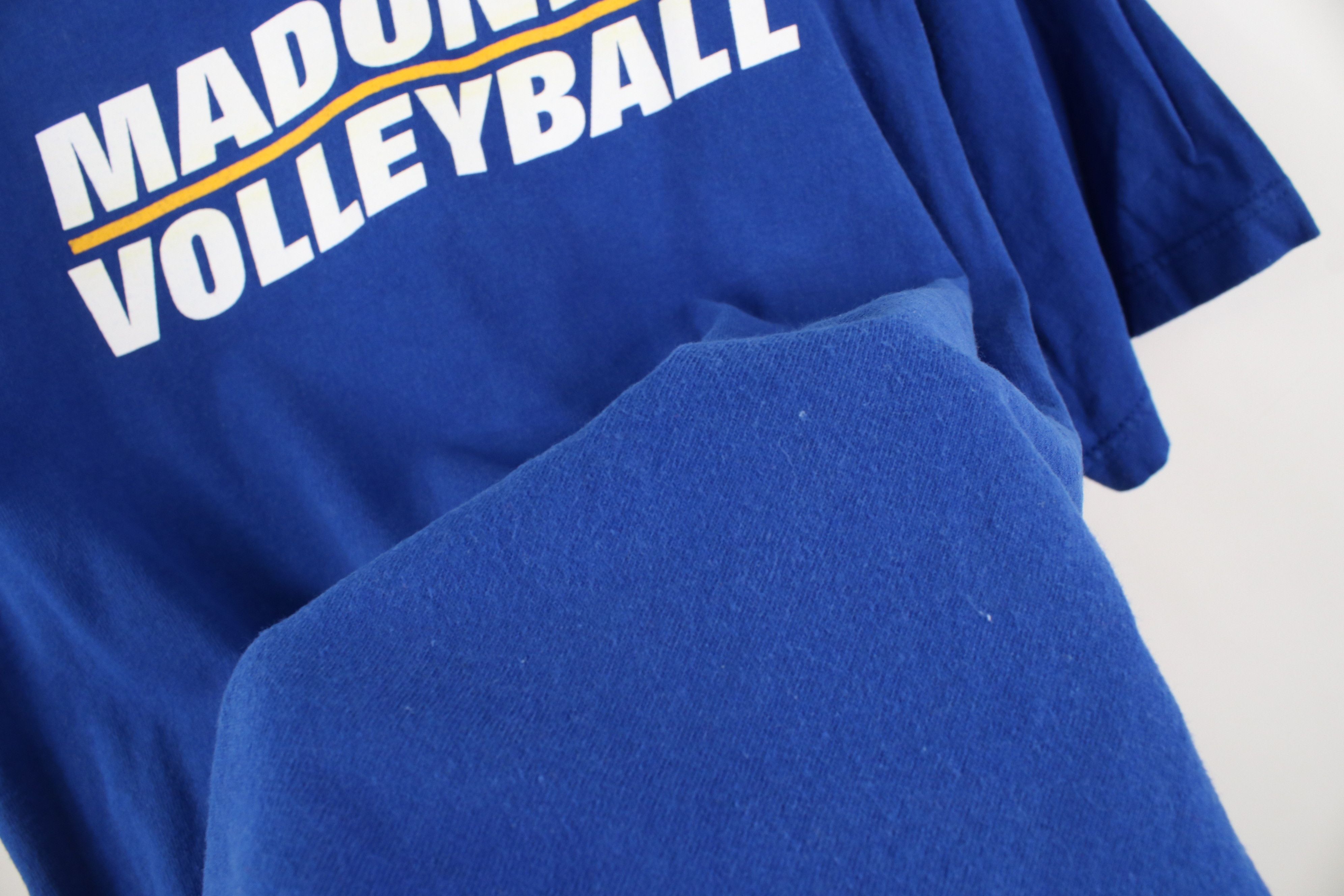 Adidas × Vintage Vintage Adidas Spell Madonna University Volleyball T-Shirt Size US L / EU 52-54 / 3 - 6 Thumbnail