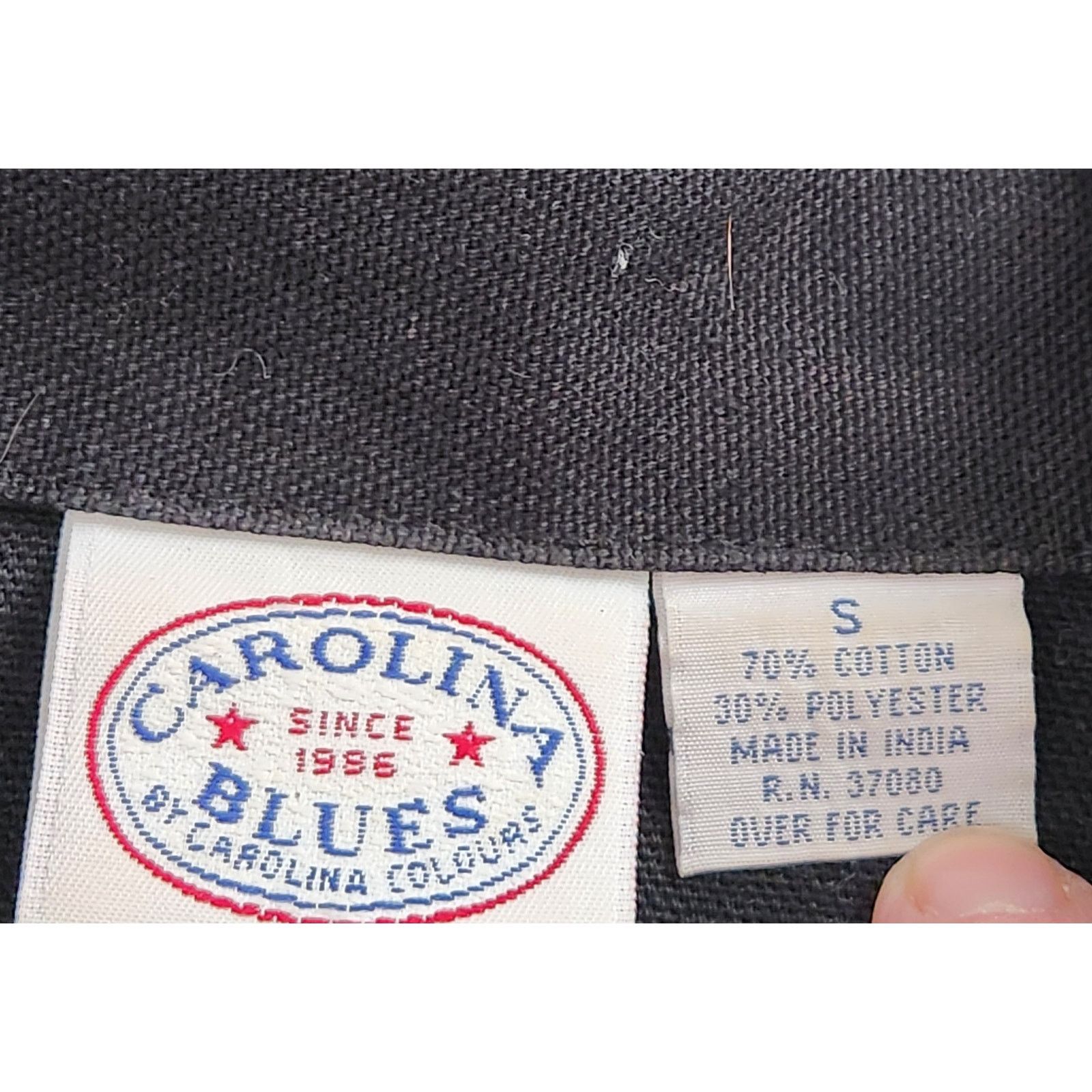 Other VTG Carolina Blues Black Animal Print Denim Jacket Small Size S / US 4 / IT 40 - 5 Thumbnail