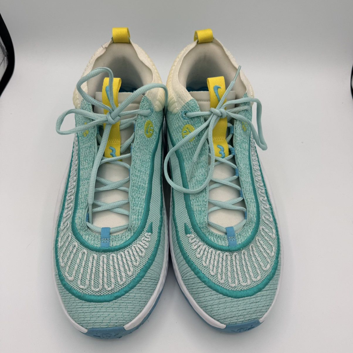 Nike Nike Cosmic Unity Teal Yellow Knit Sneakers US 13 Basketball Size US 13 / EU 46 - 5 Thumbnail