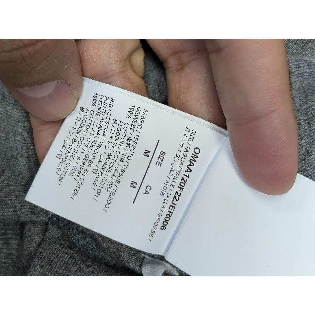 Off-White o1rshd1 Emotion Arrow Over Skate Shirt in Gray Size US M / EU 48-50 / 2 - 11 Thumbnail
