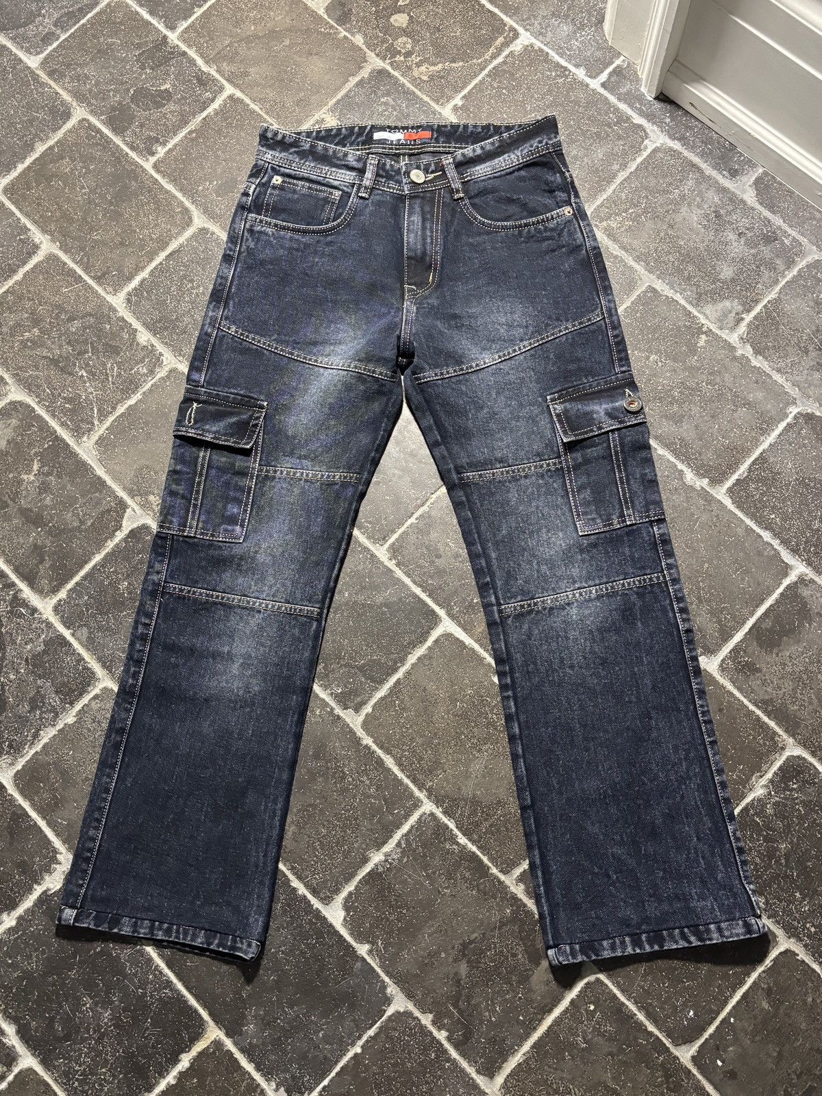 Vintage New York Yankees Jeans Vintage NY Denim 3D Pocket Puff Y2K Size US 28 / EU 44 - 5 Thumbnail