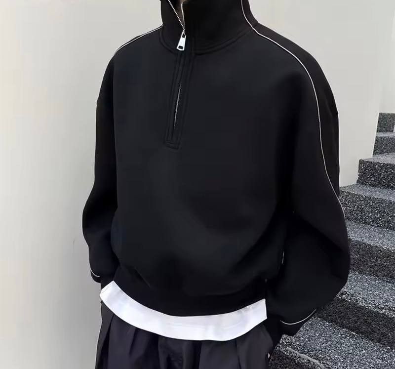 Japanese Brand × Vintage high-necked zip-up olympic shirt Size US M / EU 48-50 / 2 - 4 Thumbnail