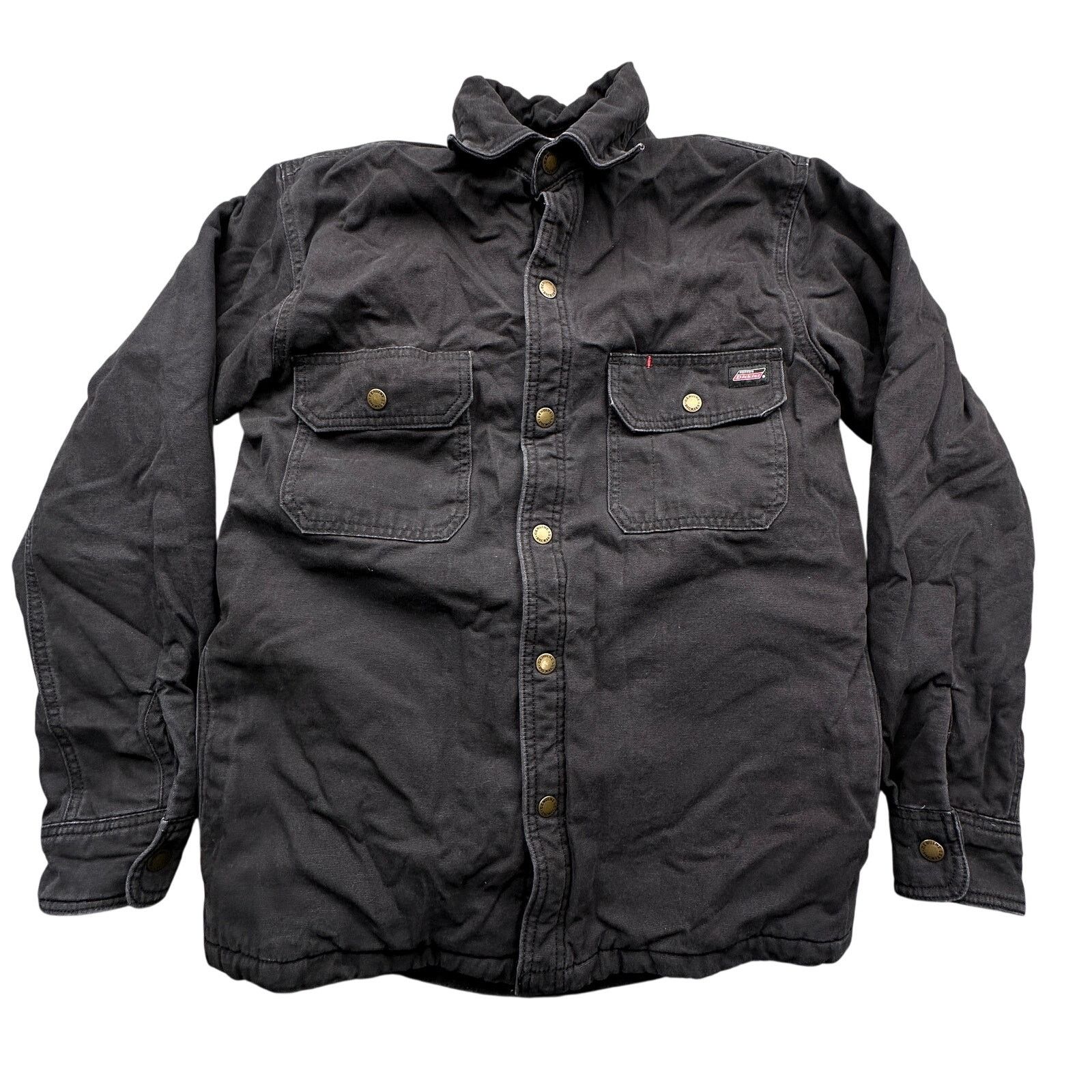 Dickies Dickies Lined Canvas Snap Button Work Shirt Jacket Small Size US S / EU 44-46 / 1 - 1 Thumbnail