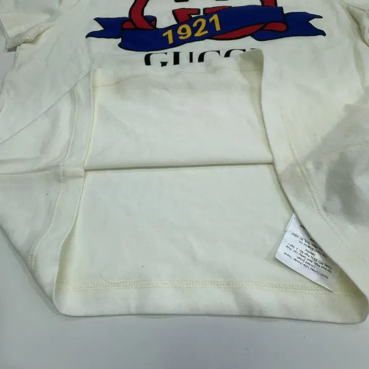 Gucci Gucci SS23 1921 Logo Print Short Sleeve T-Shirt-2507 Size XS / US 0-2 / IT 36-38 - 9 Thumbnail