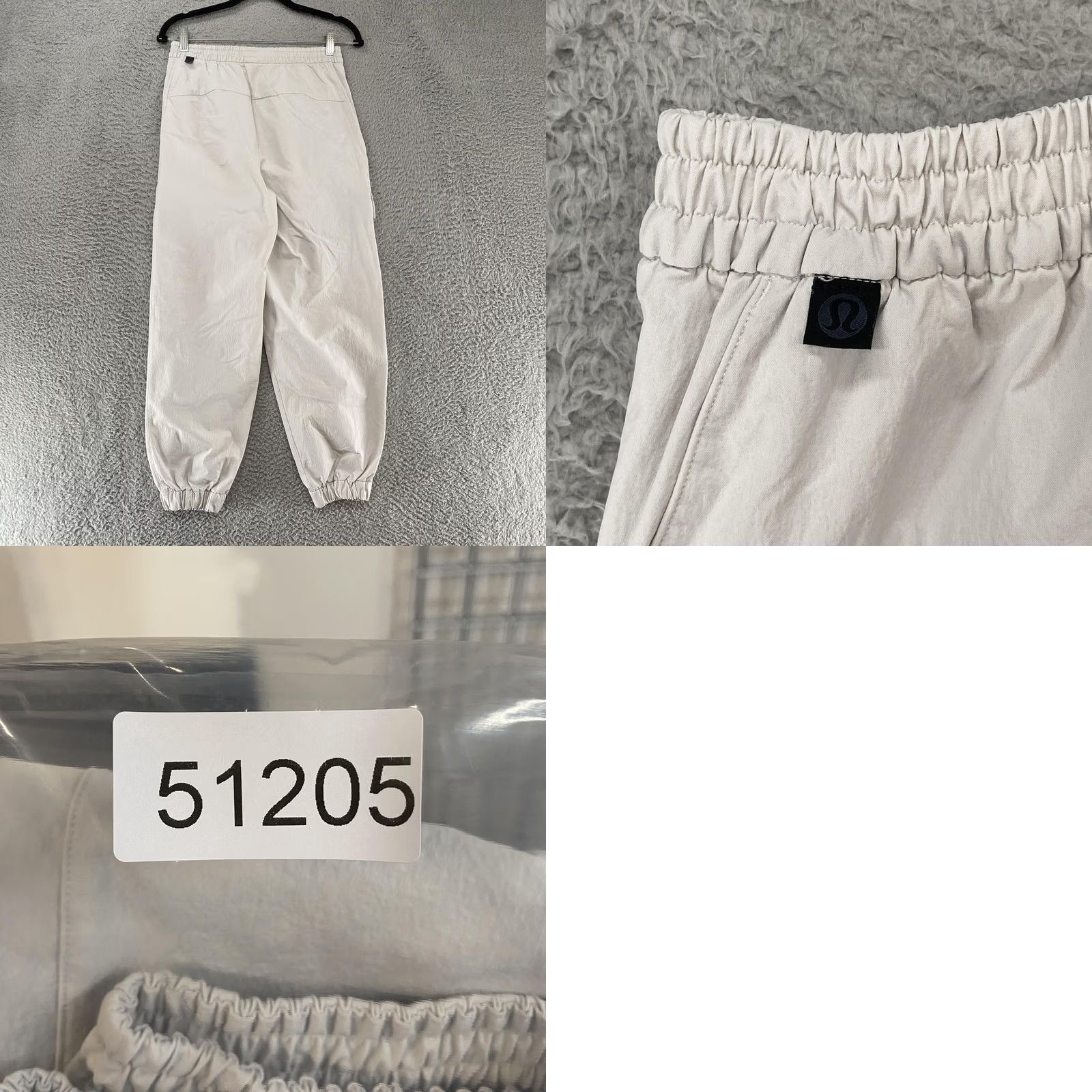 Lululemon Lululemon Cargo Joggers Womens 6 Beige Baggy Elastic Waist Pull On Tapered Nylon Spandex Polyester Lightweight Pockets Logo Size 28" / US 6 / IT 42 - 9 Thumbnail