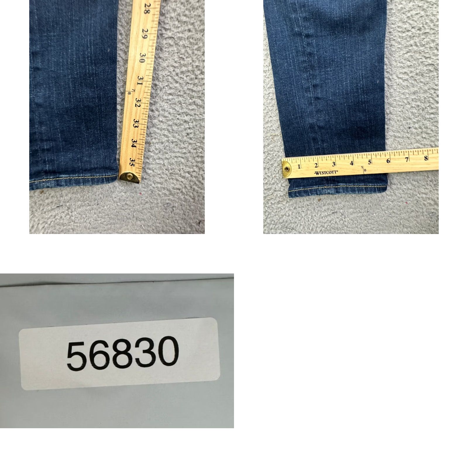 True Religion VINTAGE True Religion Jeans Womens 27 Stella Blue Distressed Slim Skinny Stretch Denim Size 27" / US 4 / IT 40 - 8 Thumbnail