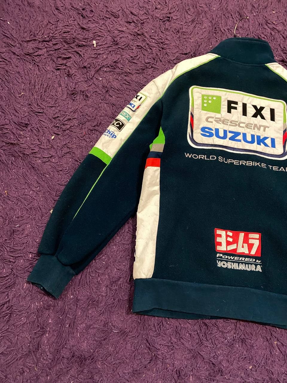 Vintage Y2K Sweatshirt SUZUKi Superbike team vintage motorex Size US XS / EU 42 / 0 - 18 Thumbnail