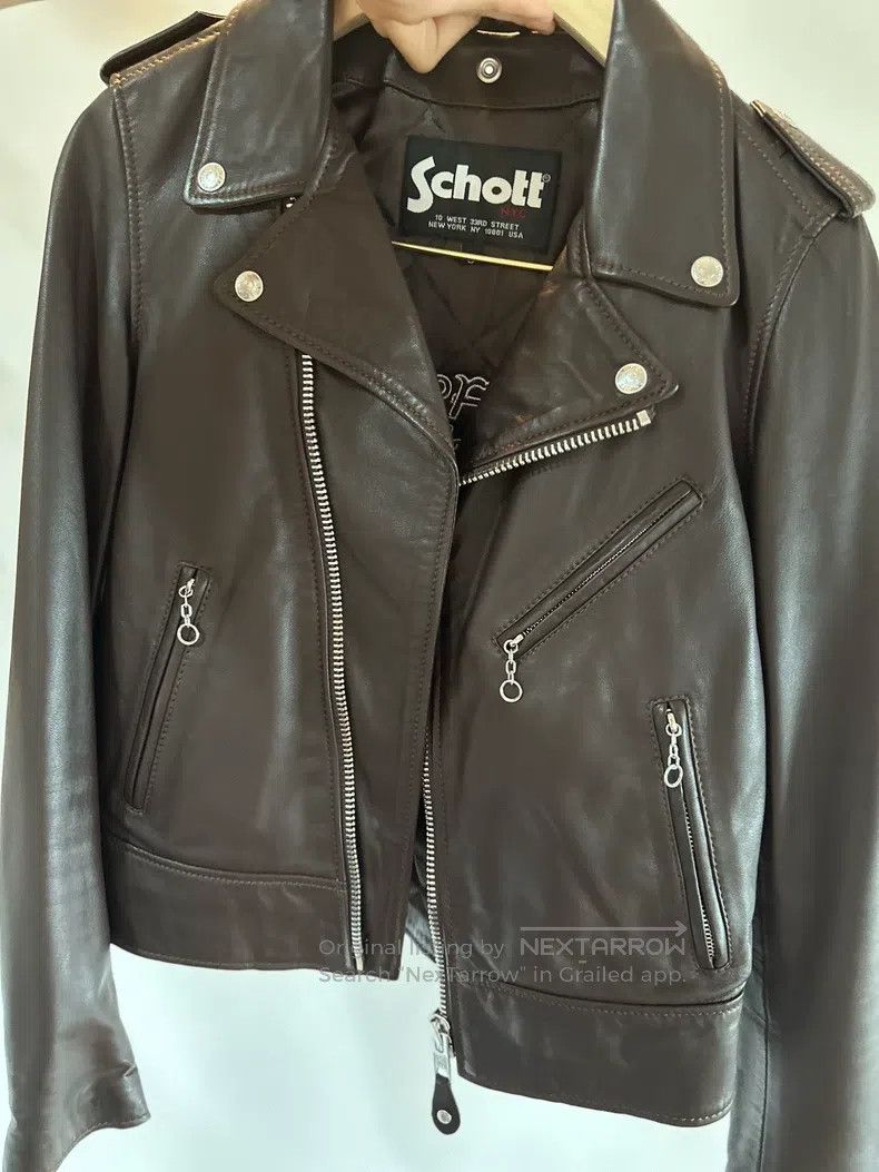 Schott Schott Motorcycle leather coat Size XS / US 0-2 / IT 36-38 - 4 Thumbnail