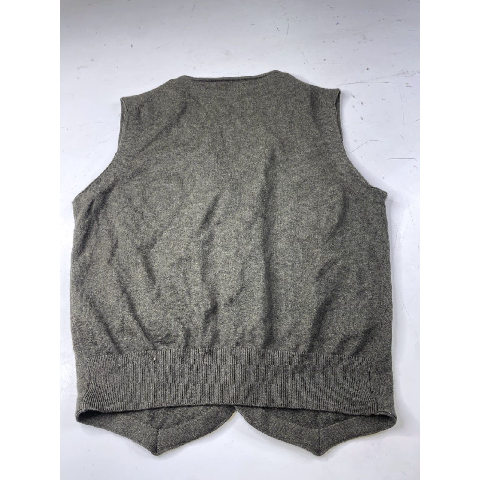 Suitsupply Suitsupply Cotton Cashmere Sweater Vest Green Buttons Men Size Large Size US L / EU 52-54 / 3 - 7 Thumbnail