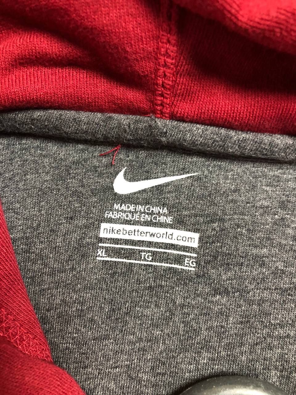 Nike × Vintage 90’s NIKE RARE SWOOSH BIG LOGO RETRO OVERSIZED SWEATSHIRT Size US XL / EU 56 / 4 - 2 Thumbnail