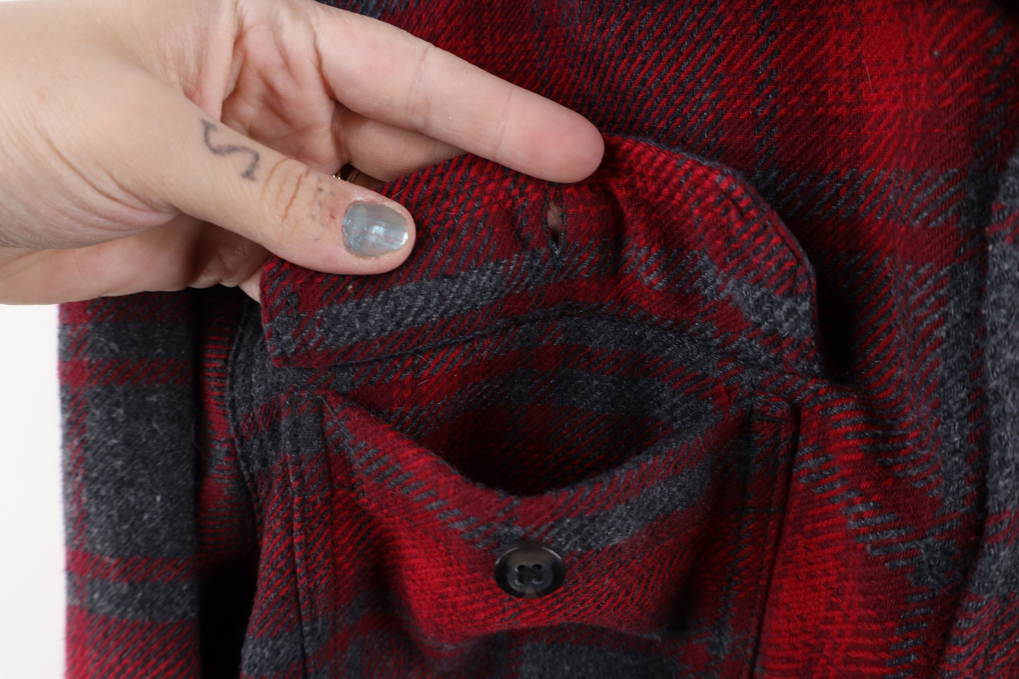 Orvis × Vintage Vintage Orvis Heavyweight Collared Button Shirt Plaid Size US L / EU 52-54 / 3 - 5 Thumbnail