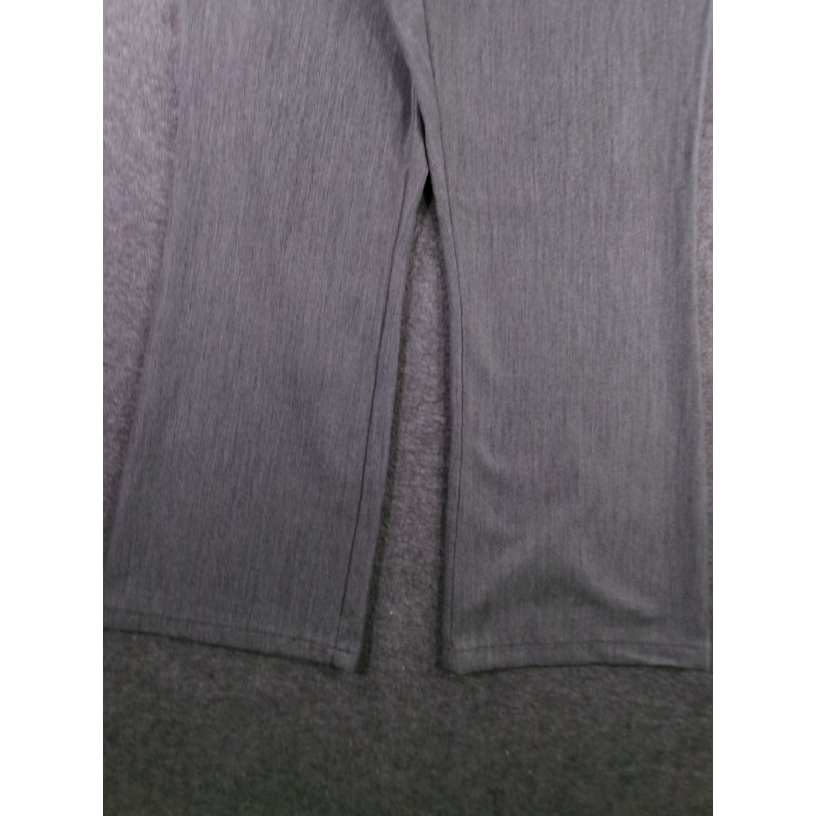 George George Pants Women 14 Gray Capsule Office Work Dress Pants City Casual Stretch Straight 29in Inseam Regular Size 36" / US 14 / IT 50 - 3 Thumbnail