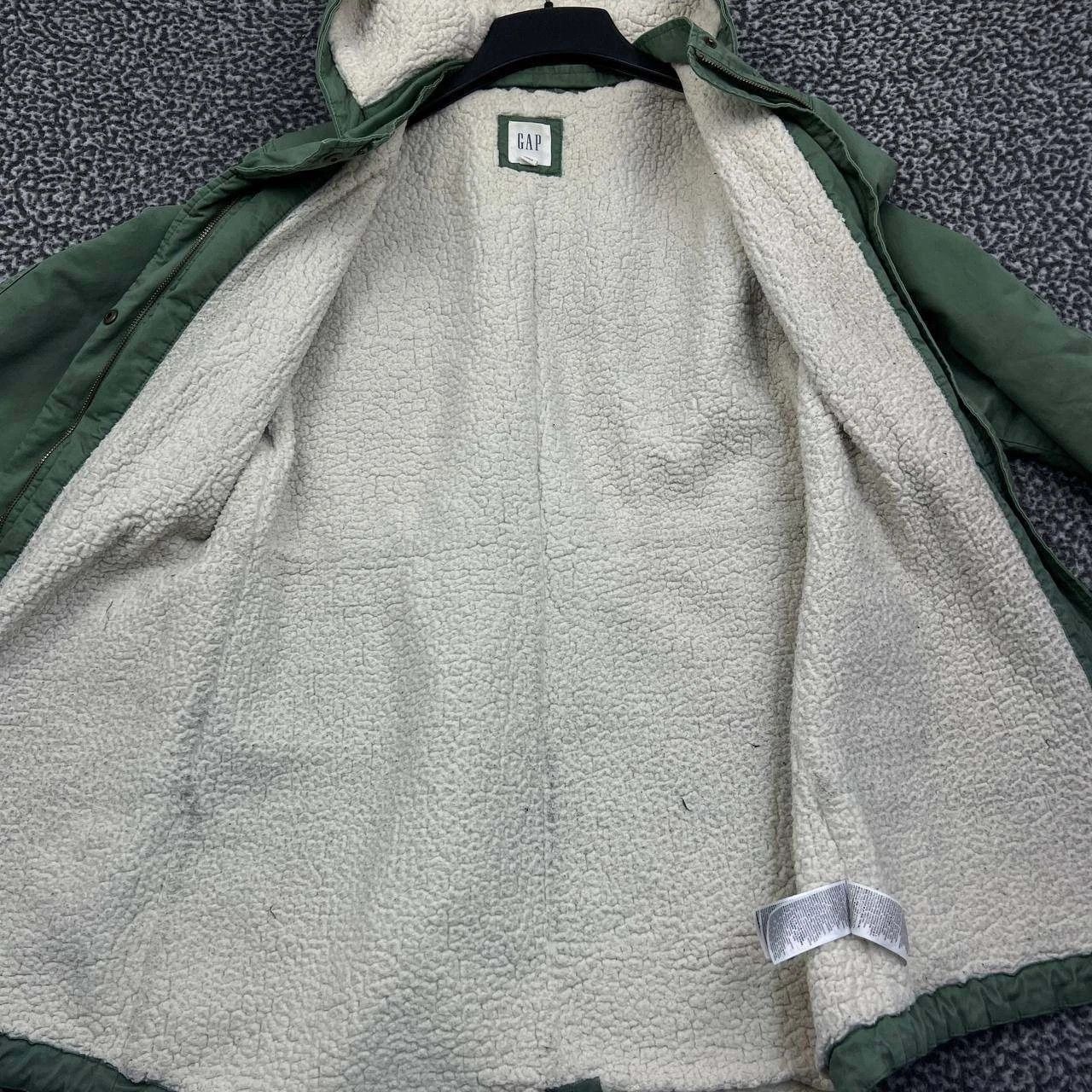 Gap Gap Military Jacket Women Green Sherpa Lining Full Zip M Size M / US 6-8 / IT 42-44 - 4 Thumbnail