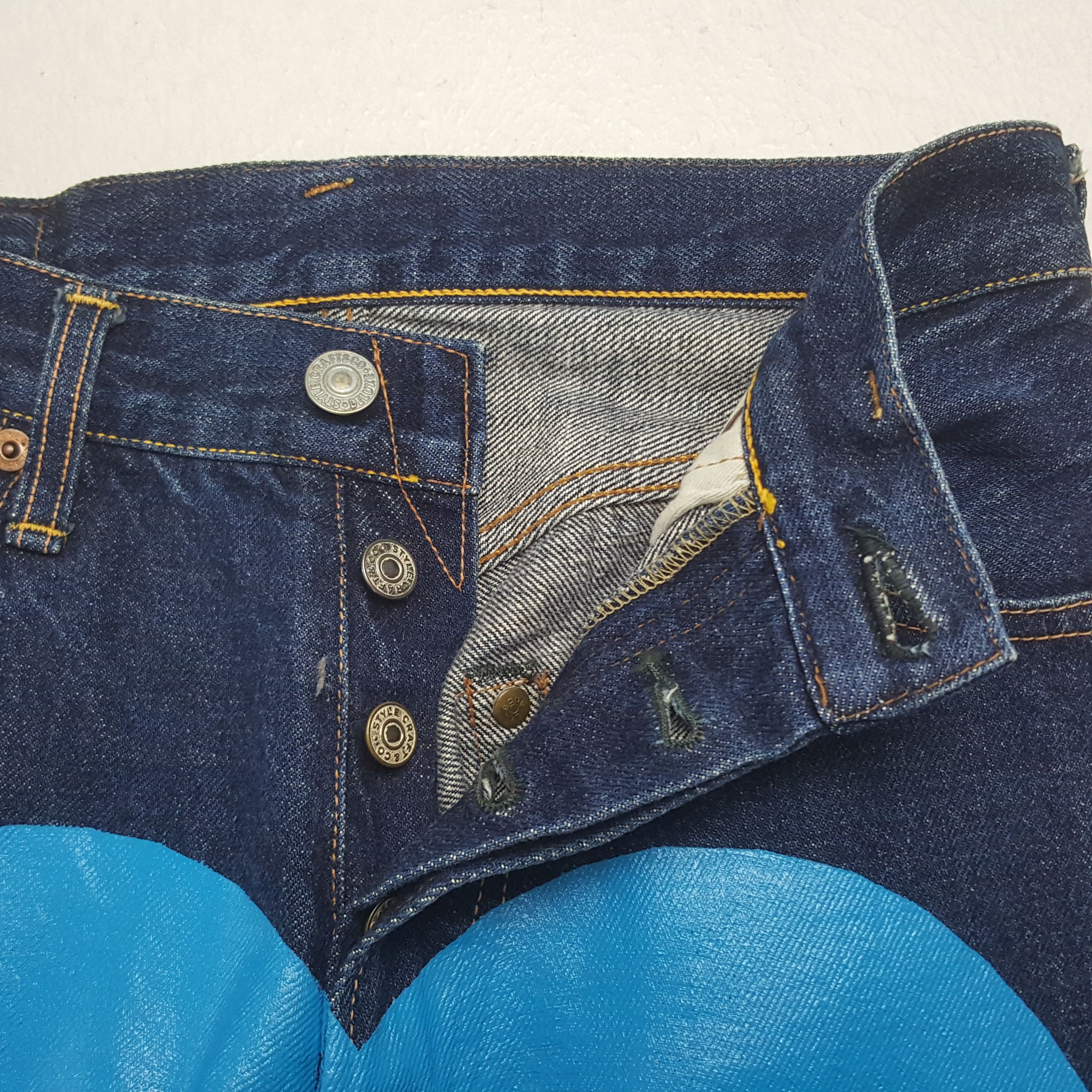 Japanese Brand Vintage Evis Japanese Brand Daicock Denim Jeans C280N24 Size 24" / US 00 / IT 34 - 7 Thumbnail