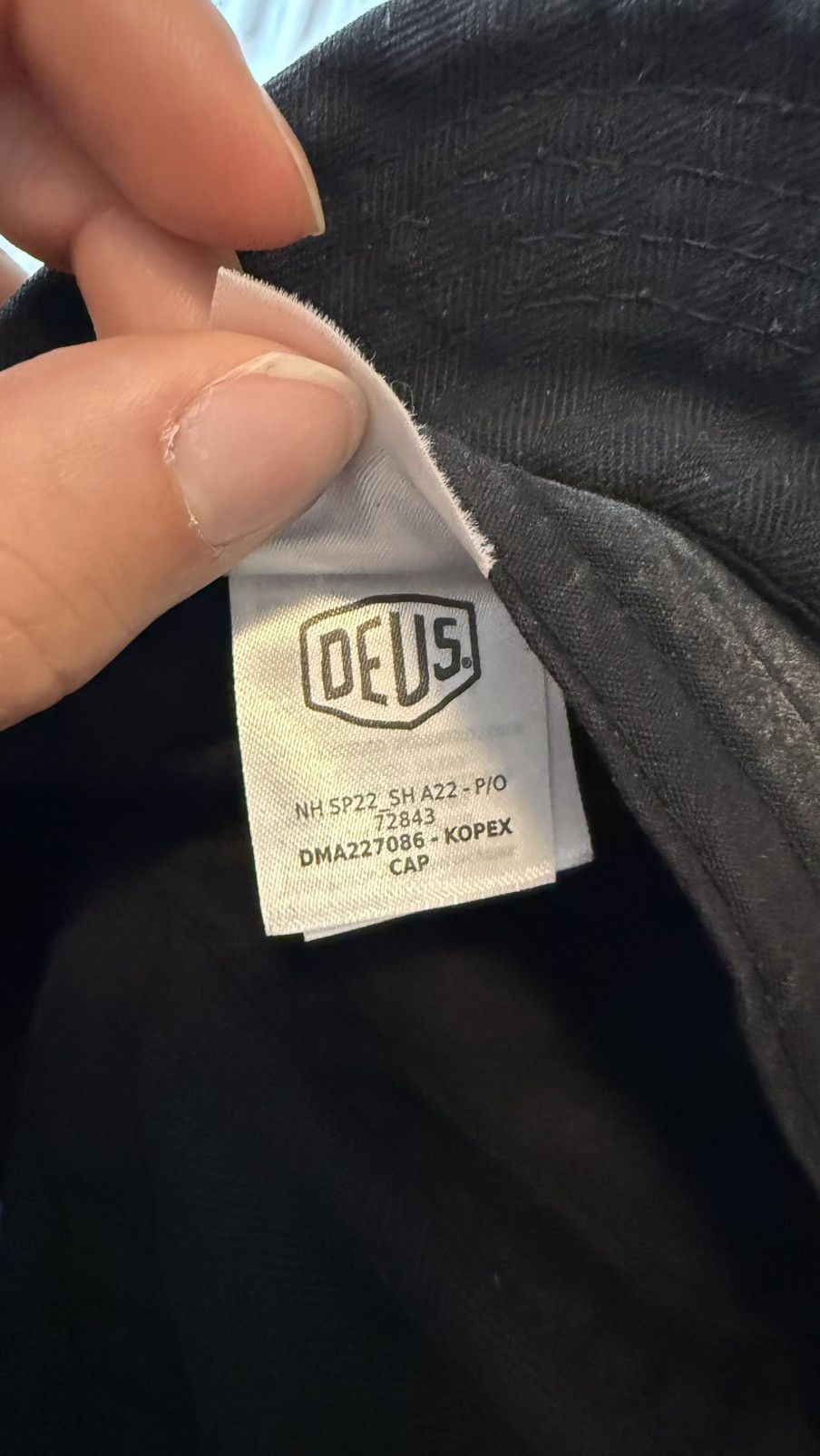 Deus Ex Machina Deus Ex Machina Kopex Cap Black Size ONE SIZE - 3 Thumbnail