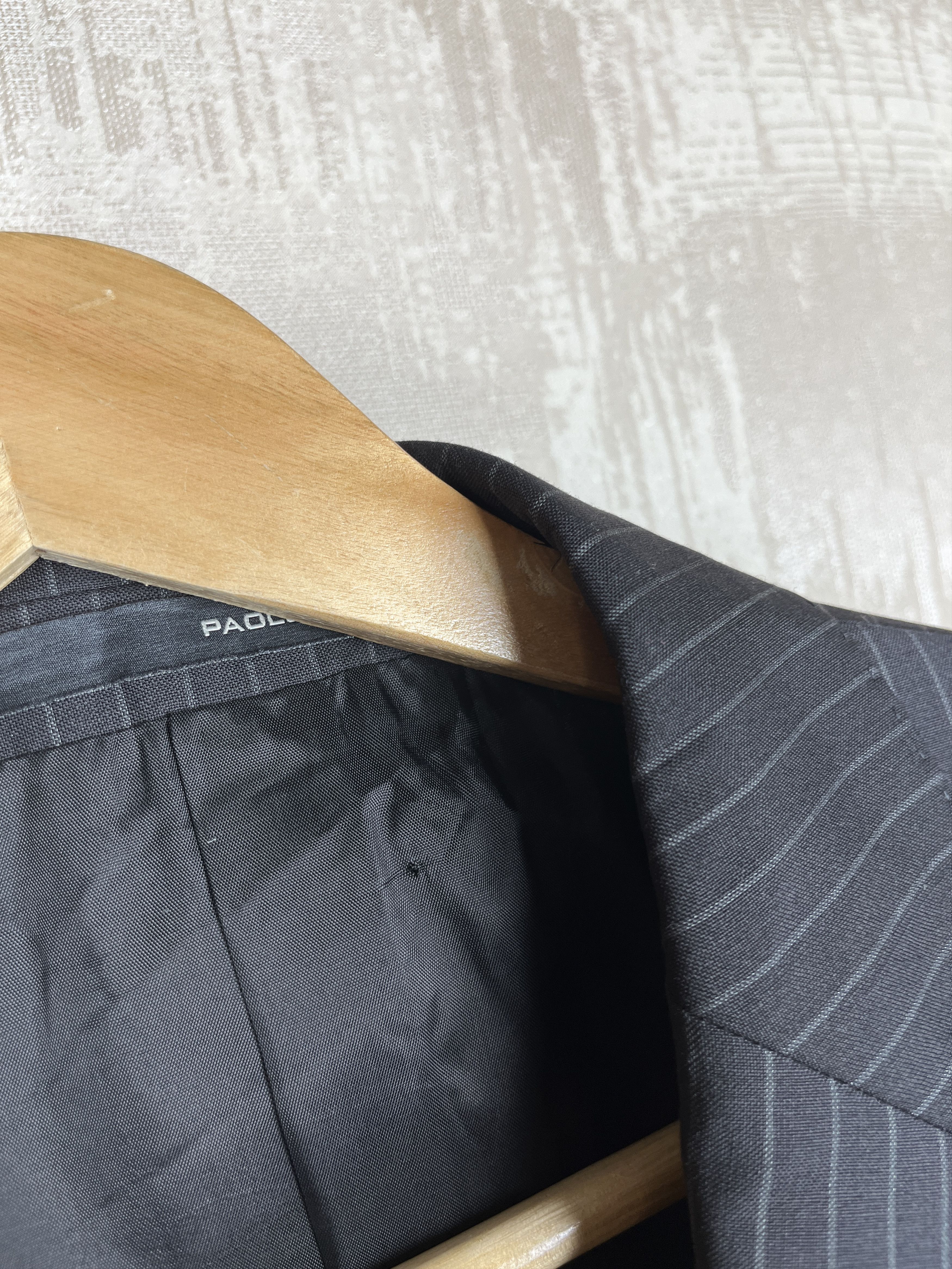 Paoloni Paoloni Extra-fine Virgin Wool Striped Blazer Size 54 Size US L / EU 52-54 / 3 - 5 Thumbnail