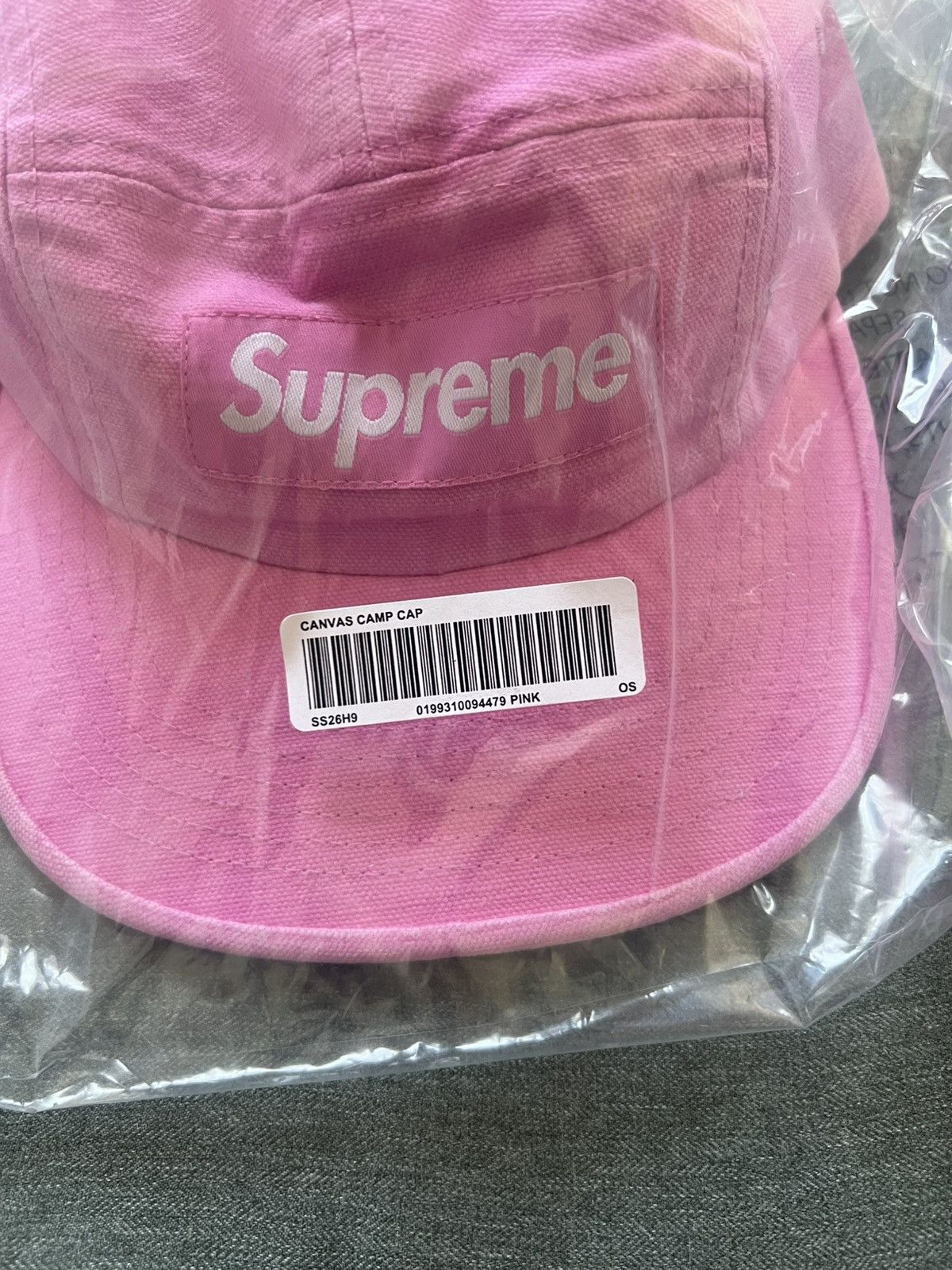 Supreme Supreme Canvas Camp Cap Pink Size ONE SIZE - 3 Thumbnail