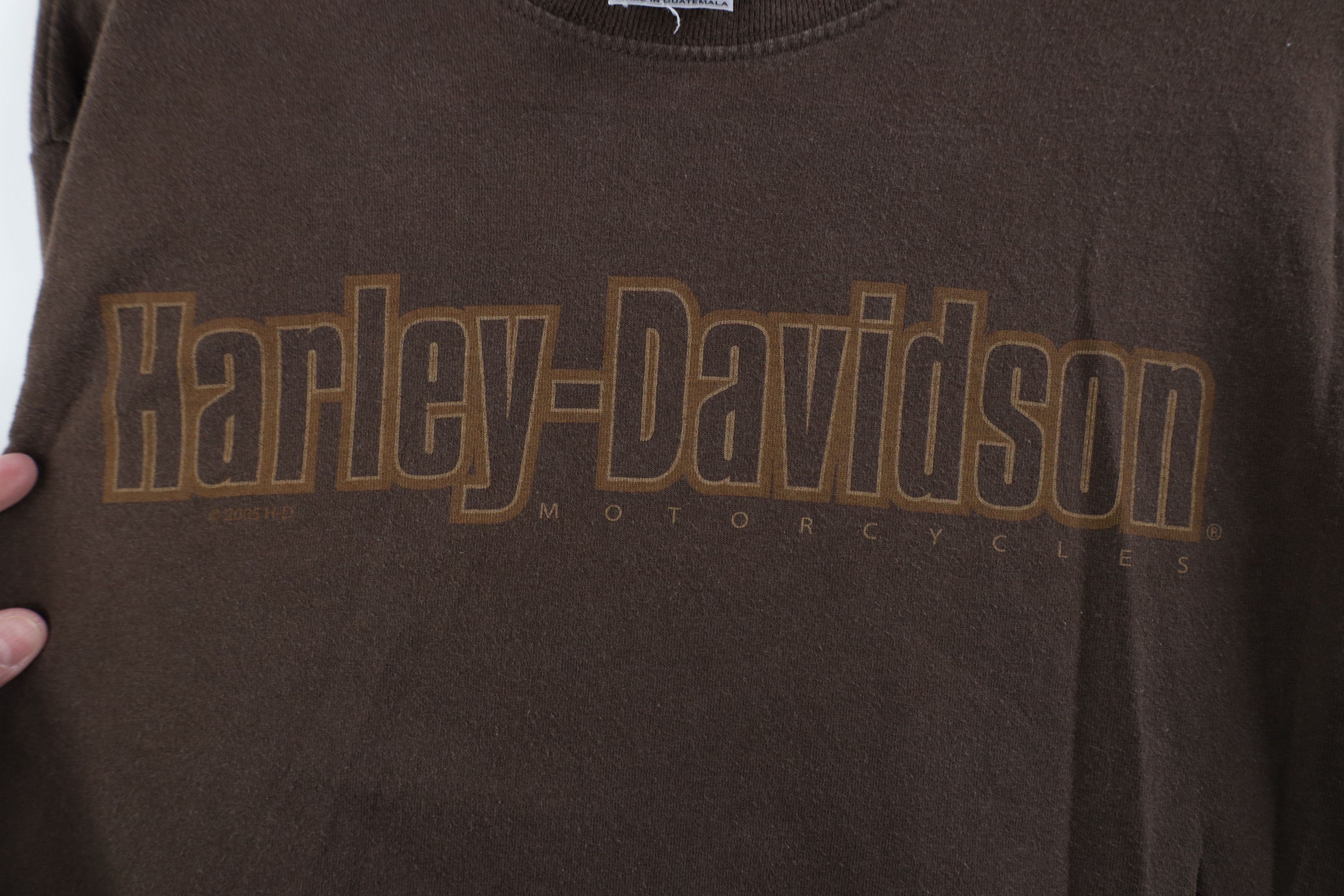 Harley Davidson Vintage Y2K 2005 Harley Davidson Flames Long Sleeve T-Shirt Size US M / EU 48-50 / 2 - 4 Thumbnail
