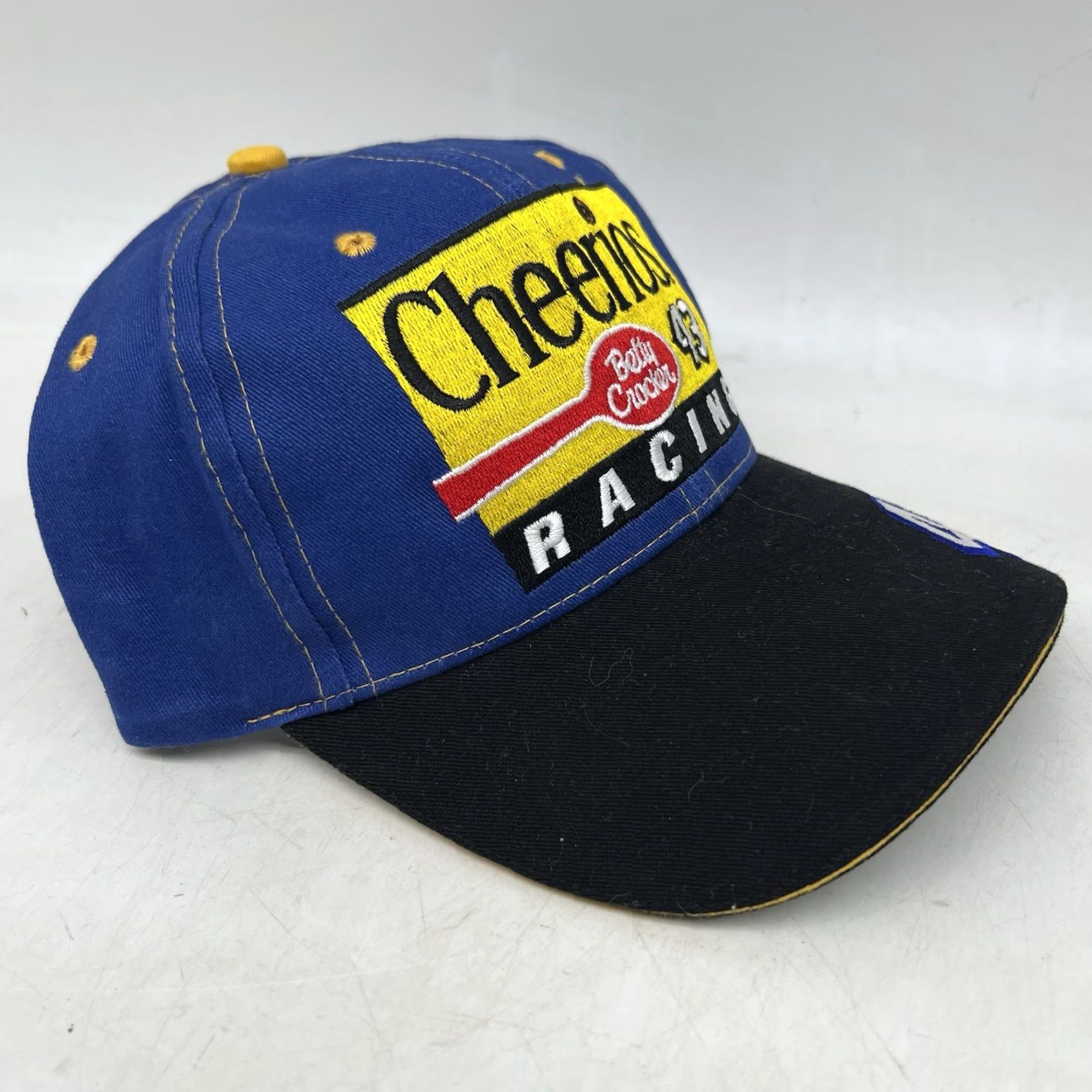Vintage VINTAGE Chase Petty Racing Andretti #43 NASCAR Baseball Cap Adjustable Blue Geometric Men’s One Size Size ONE SIZE - 5 Thumbnail