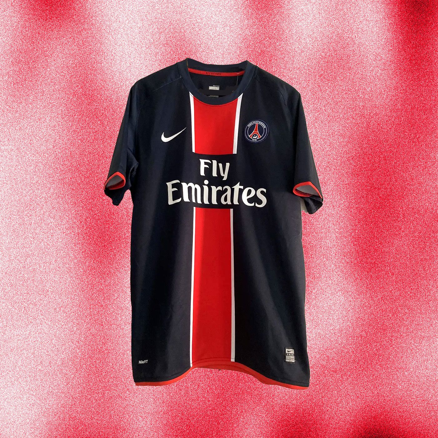 Nike Rare Grail Nike Paris Saint-Germain PSG 2008/09 Home Jersey Size US L / EU 52-54 / 3 - 1 Thumbnail