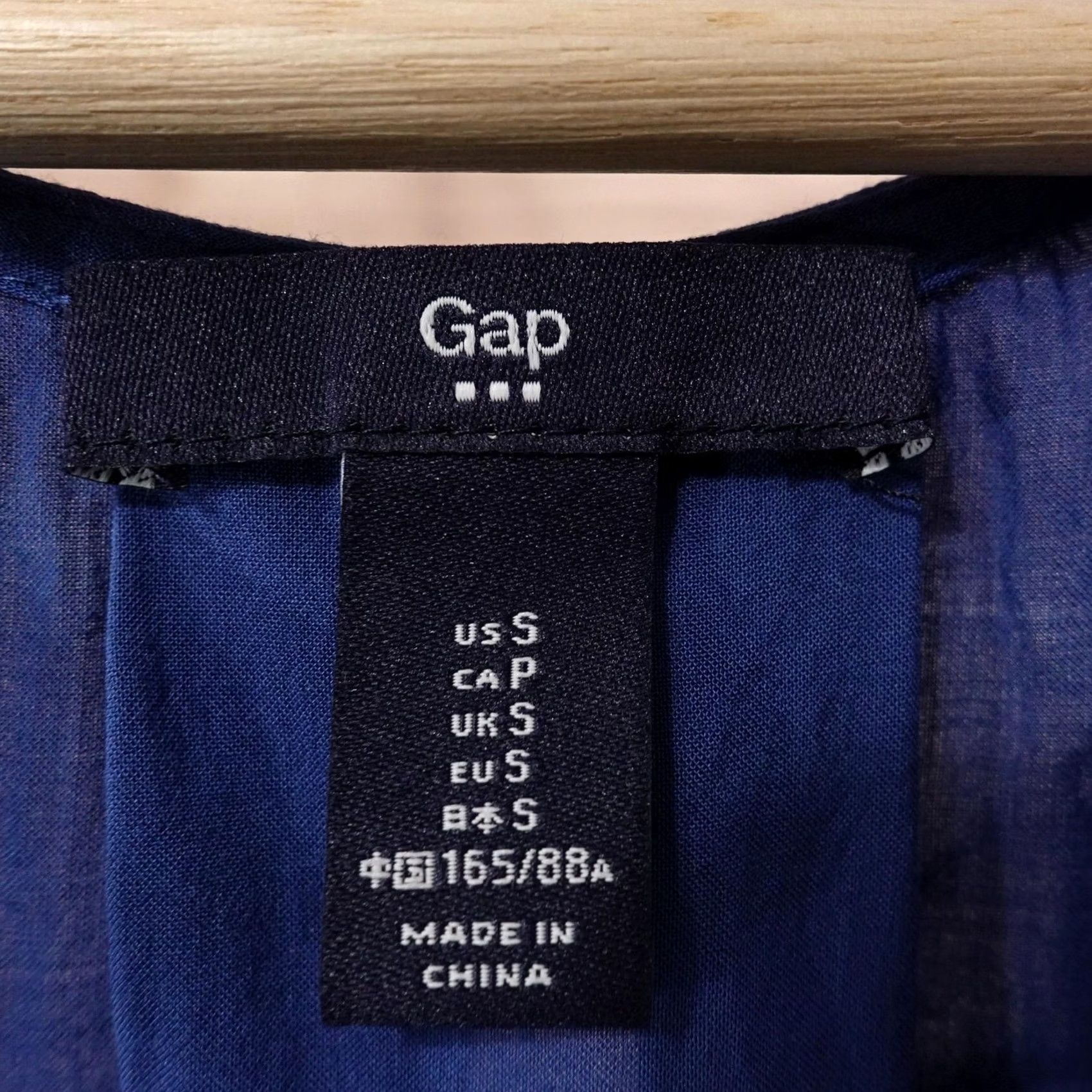 Gap Gap Tank Womens S Blue Floral Tropical V-Neck High-Low Tunic Sleeveless Size S / US 4 / IT 40 - 5 Thumbnail