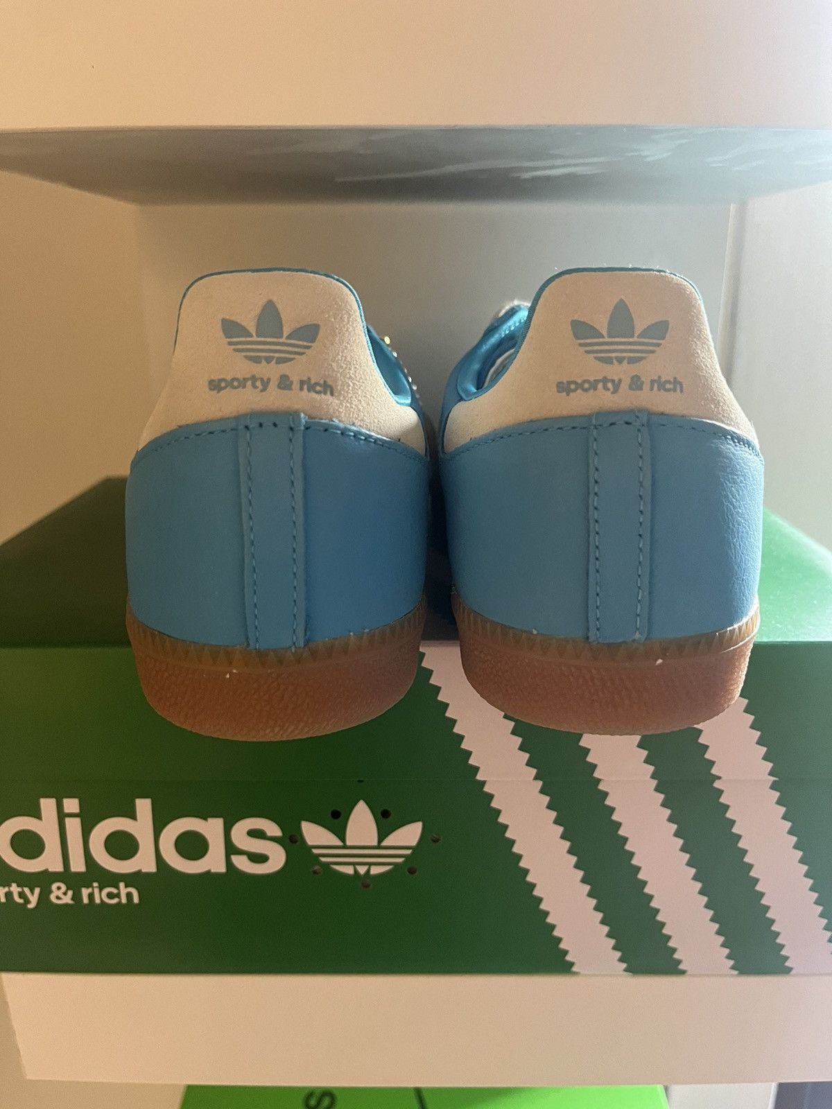 Adidas Adidas x Sporty and Rich Samba Blue Size US 10.5 / EU 43-44 - 4 Thumbnail