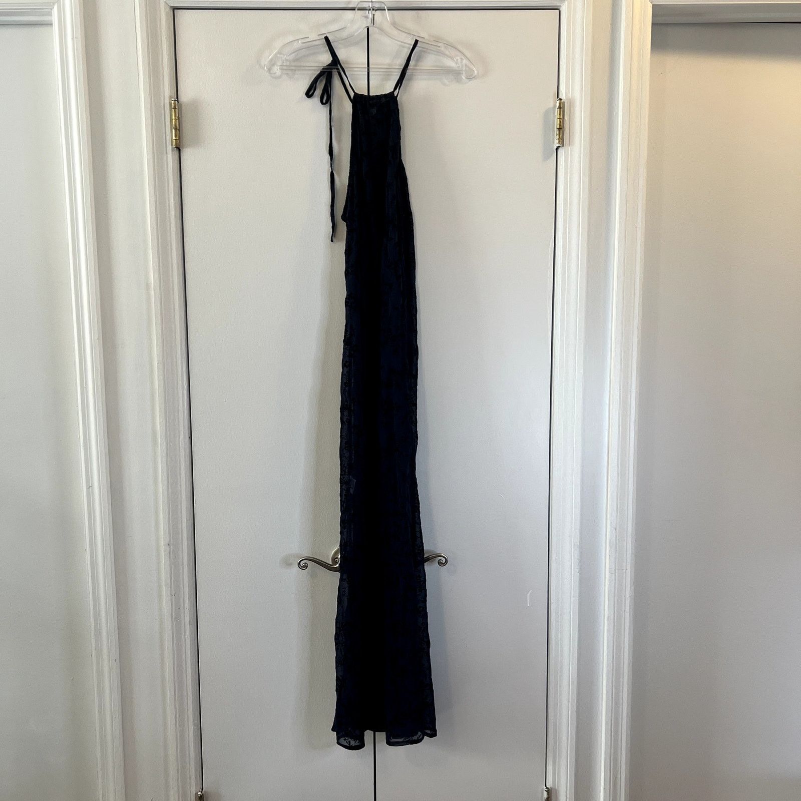 Musier Paris Musier Paris Sonfis Midi Dress Transparent Blue Floral Size M / US 6-8 / IT 42-44 - 8 Thumbnail