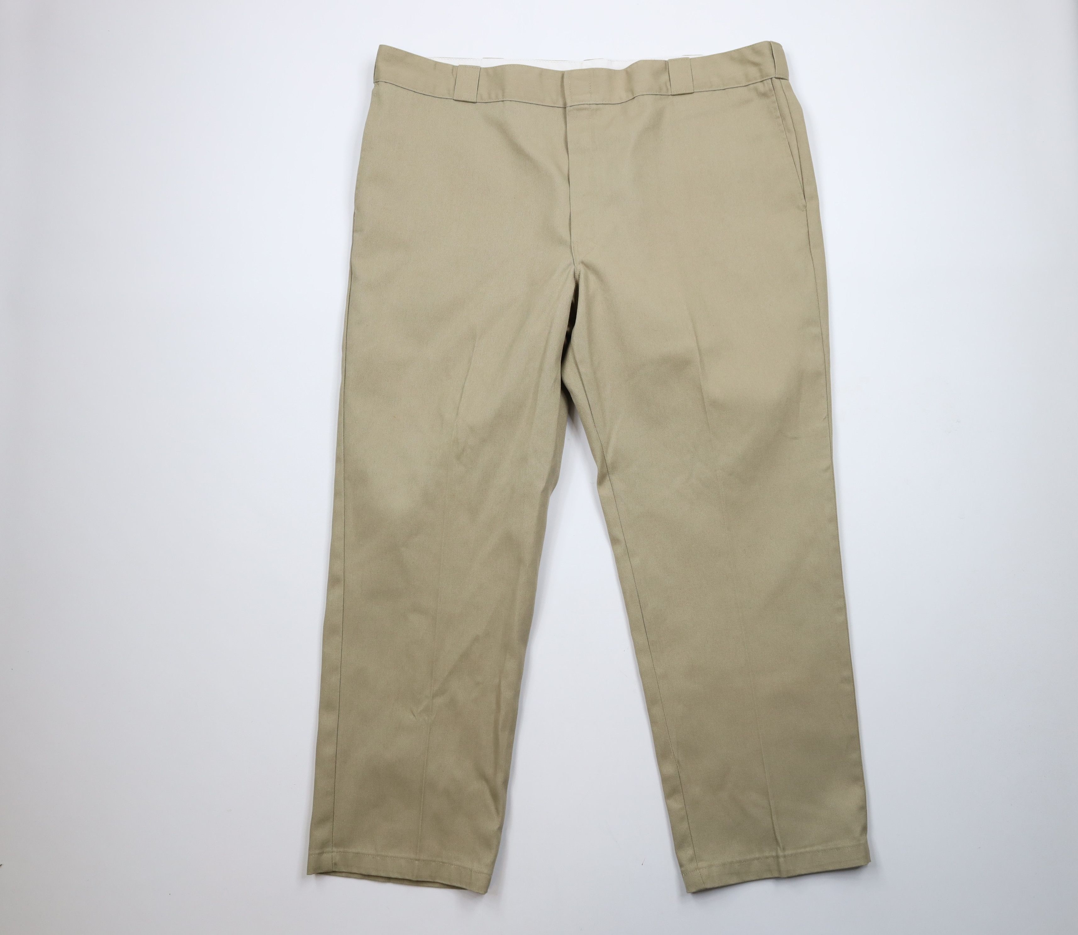 Dickies × Vintage Vintage Y2K Dickies Fit Wide Leg Workwear Pants Beige Size US 44 / EU 60 - 1 Thumbnail