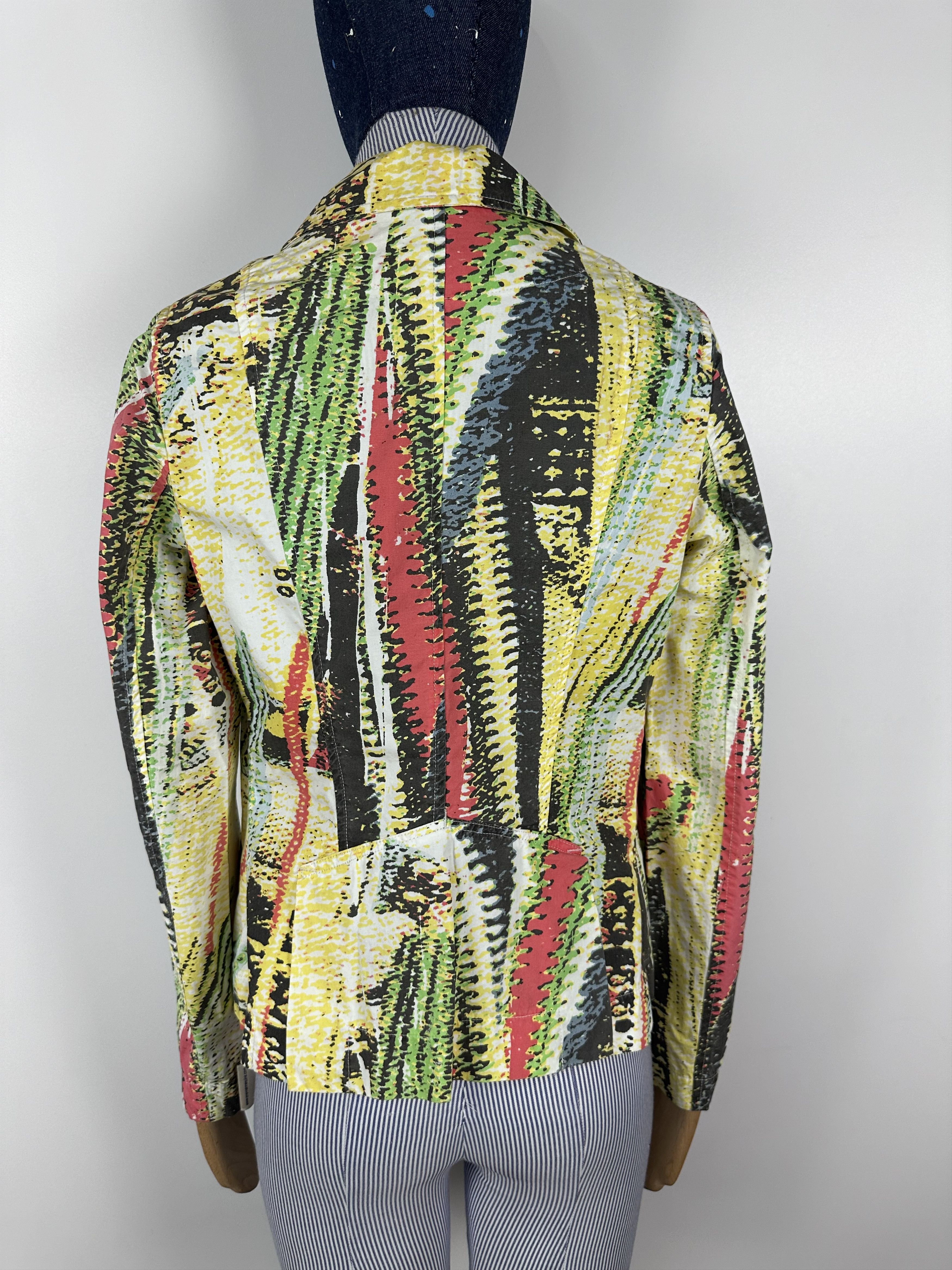 Desigual NWT DESIGUAL Womens Blazer Multicolored Size 36 Size XS / US 0-2 / IT 36-38 - 8 Thumbnail