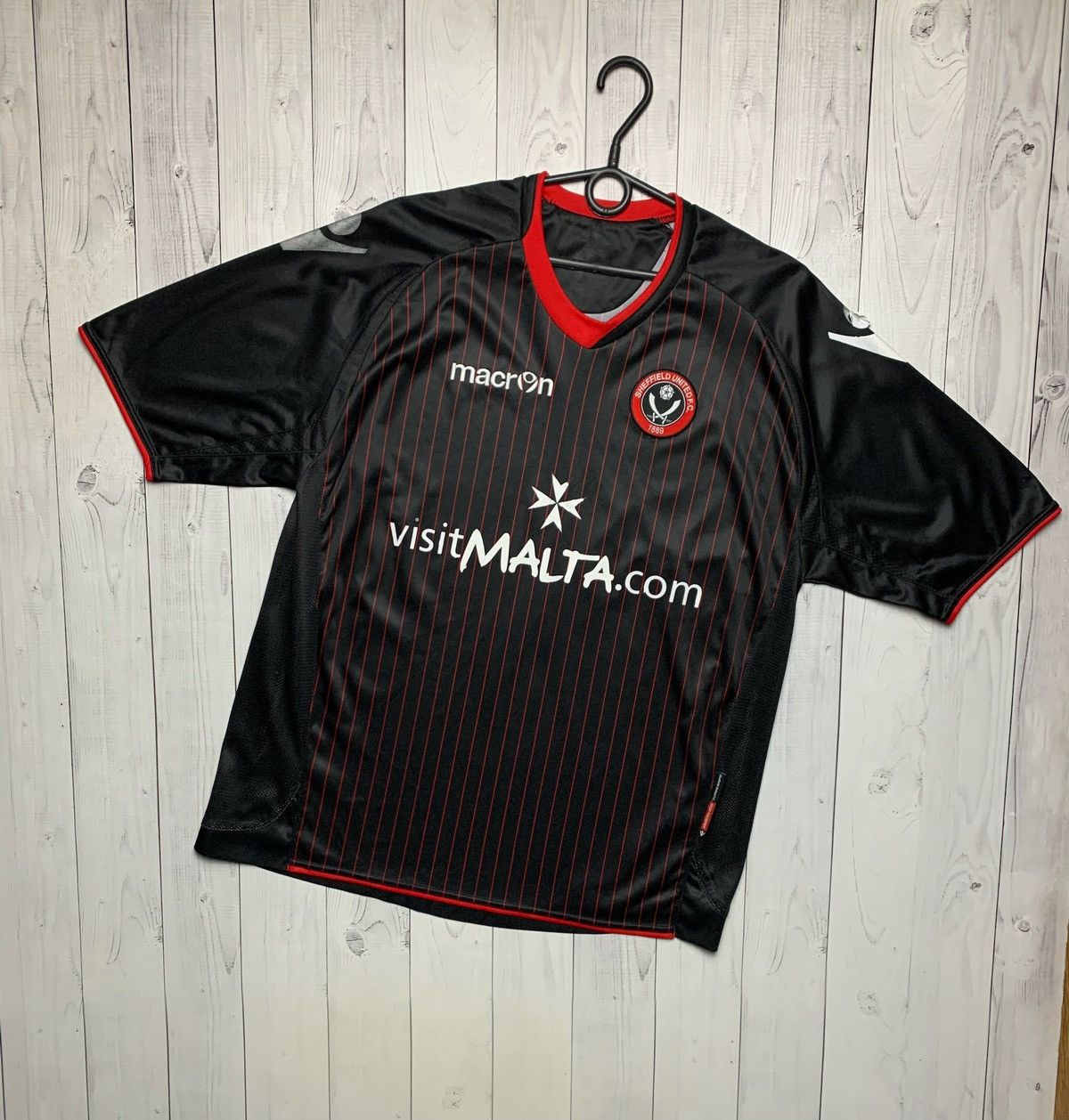 Vintage Vintage Sheffield United soccer jersey away black size L Size US L / EU 52-54 / 3 - 1 Thumbnail