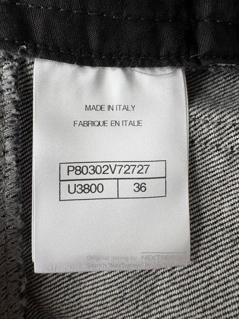 Chanel Chanel 25B grey-black printed graffiti jeans Size 24" / US 00 / IT 34 - 7 Thumbnail