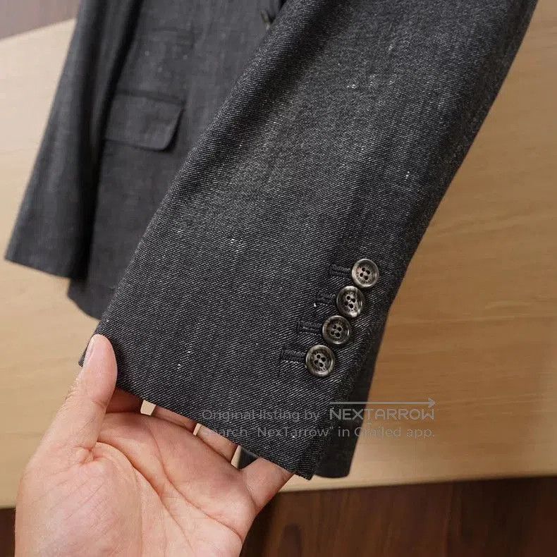 Brunello Cucinelli Brunello Cucinelli Denim Blazer. Size US L / EU 52-54 / 3 - 7 Thumbnail