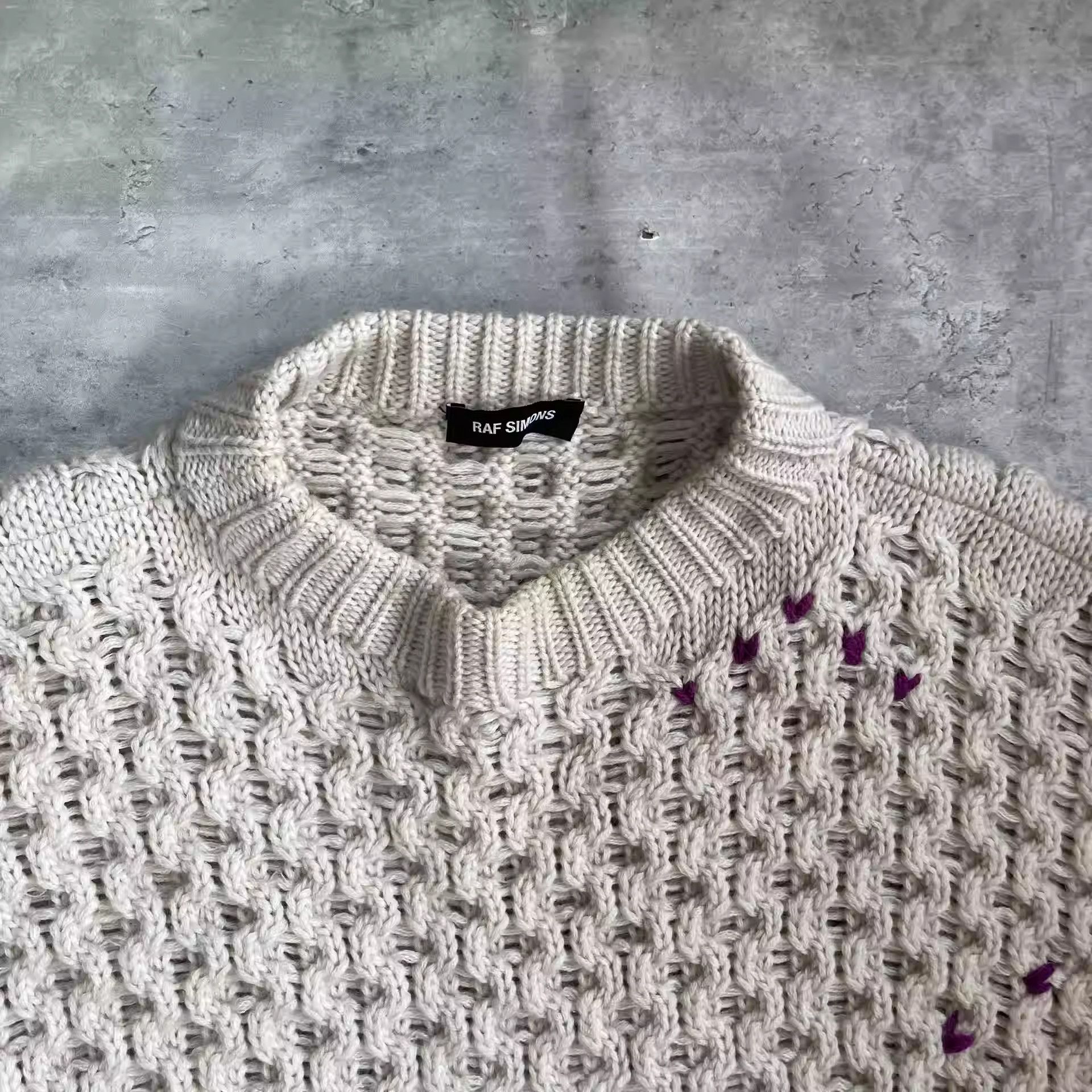 Raf Simons Raf Simons 18aw Bib Scarf Sweater Size US M / EU 48-50 / 2 - 3 Thumbnail