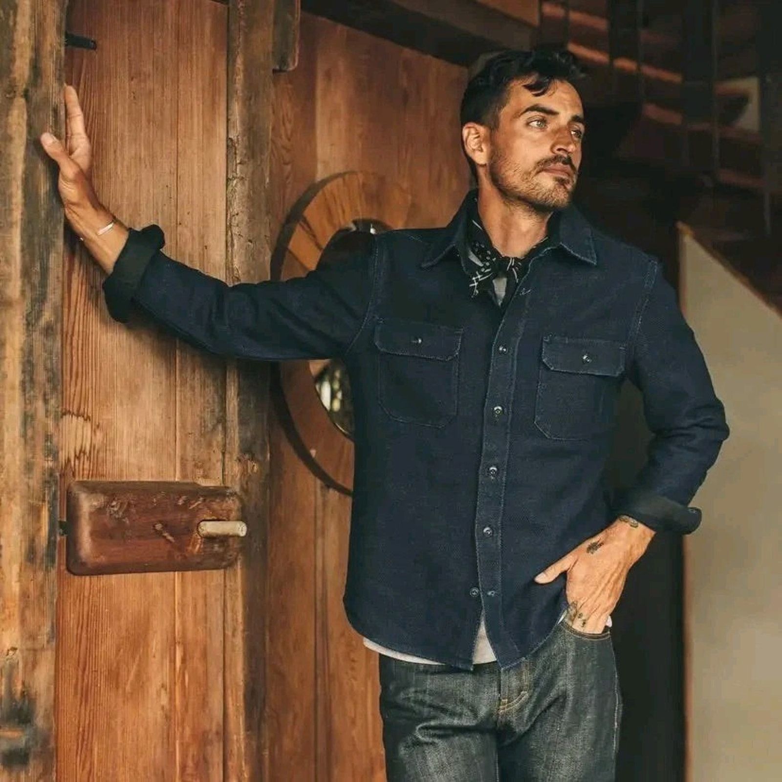 Taylor Stitch Division Heavy 11.5oz Organic Rinsed Indigo 38