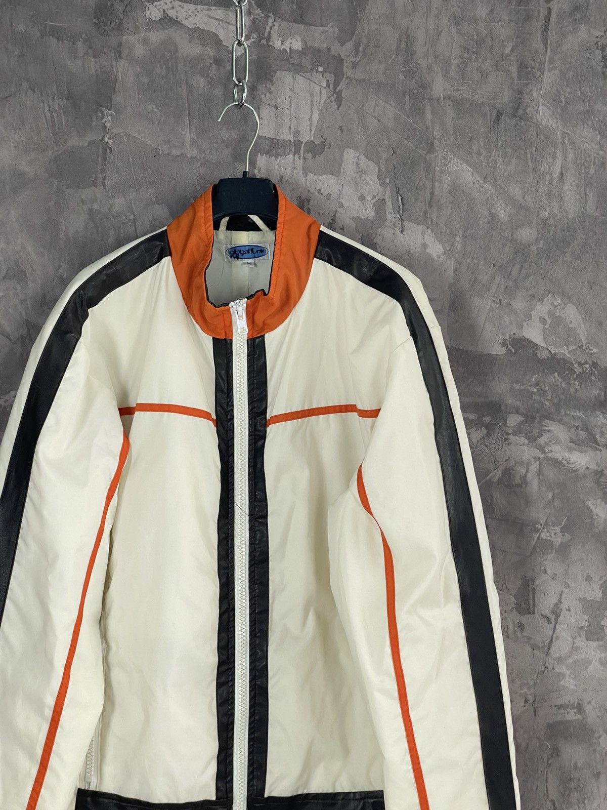 Vintage Racing Rare Leather Lines Vintage Moto Hype Jacket Size US M / EU 48-50 / 2 - 4 Thumbnail