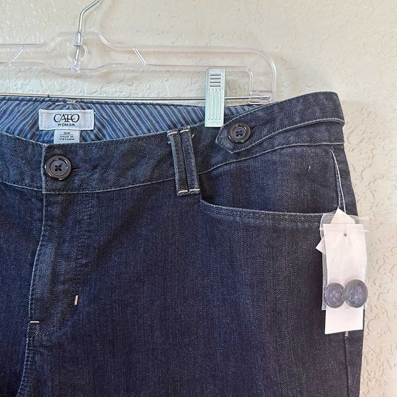 Macys Cato 16W Blue Jeans Size 38" / US 16 / IT 52 - 2 Thumbnail