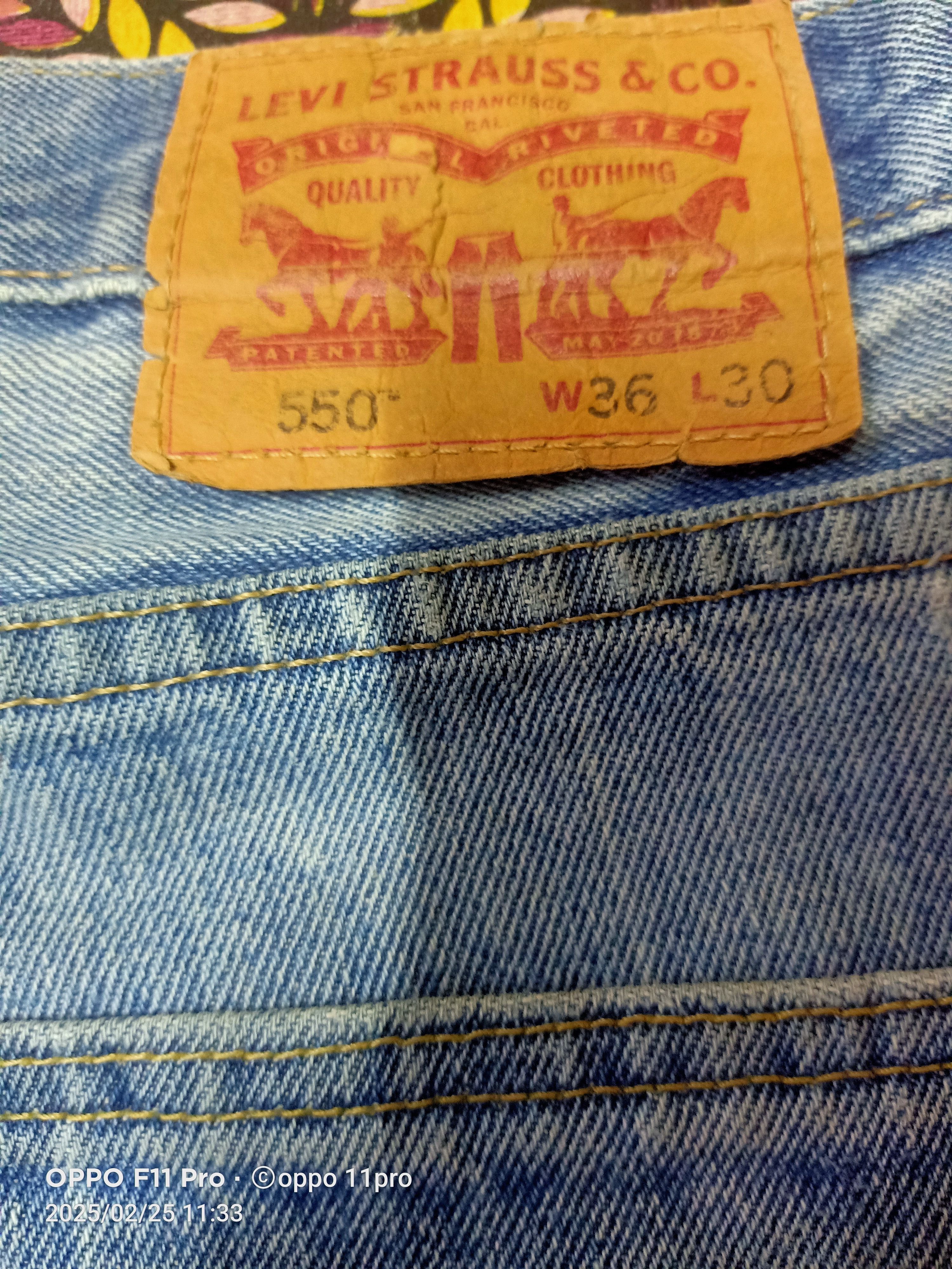 Levi's × Vintage Levis 550 Loose Light Denim Single R Size US 38 / EU 54 - 11 Thumbnail